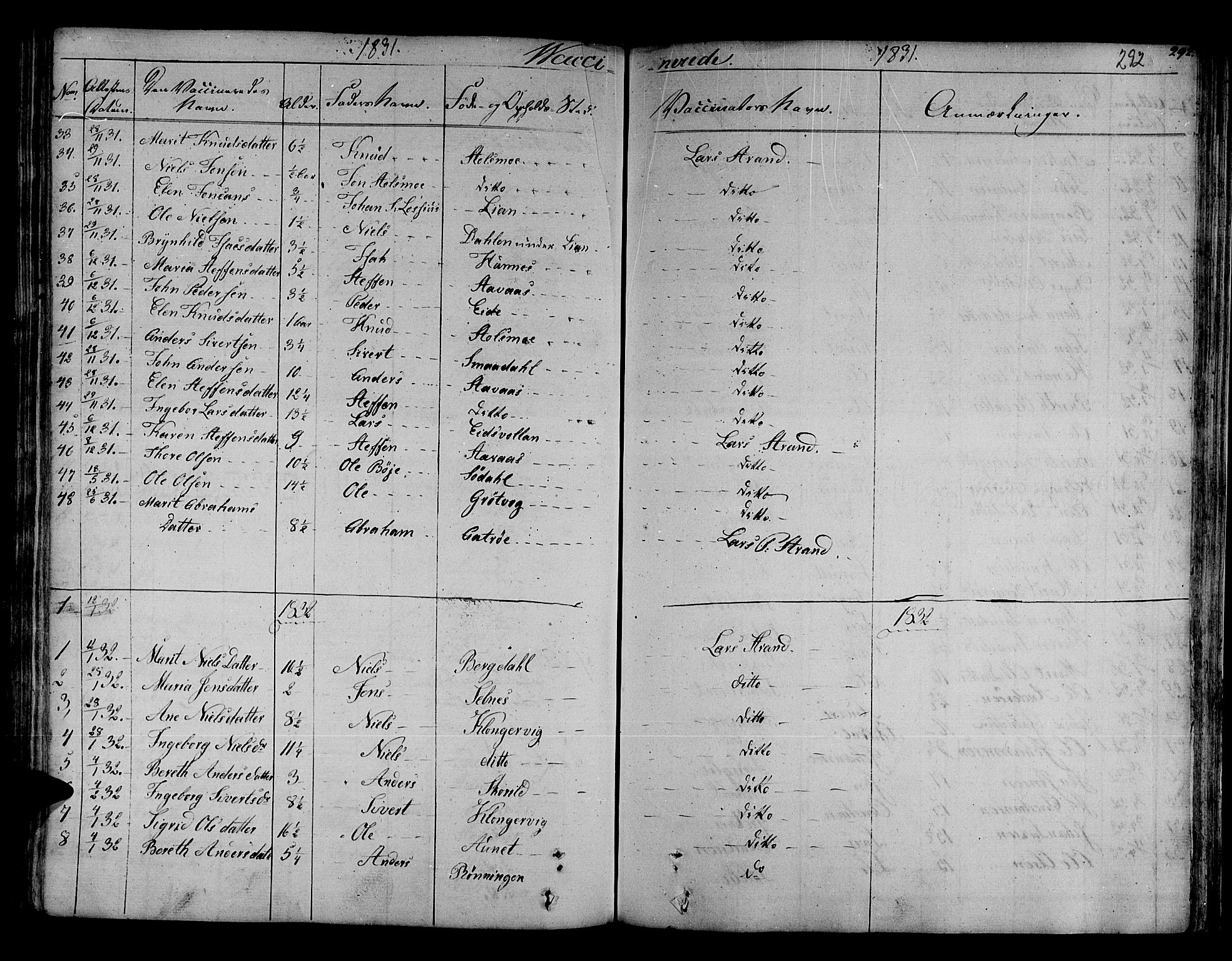 Ministerialprotokoller, klokkerbøker og fødselsregistre - Sør-Trøndelag, AV/SAT-A-1456/630/L0492: Parish register (official) no. 630A05, 1830-1840, p. 292