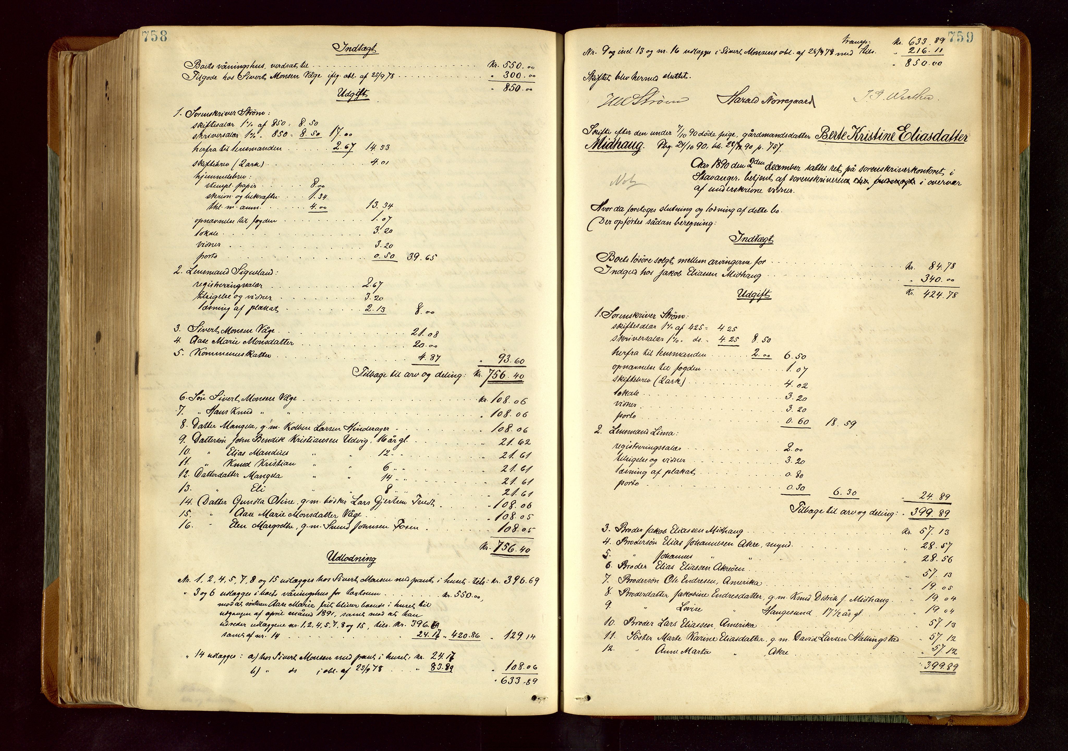 Karmsund sorenskriveri, AV/SAST-A-100311/01/IV/IVDB/L0011: SKIFTEPROTOKOLL SKUDENES, AVALDSNES, 1879-1894, p. 758-759