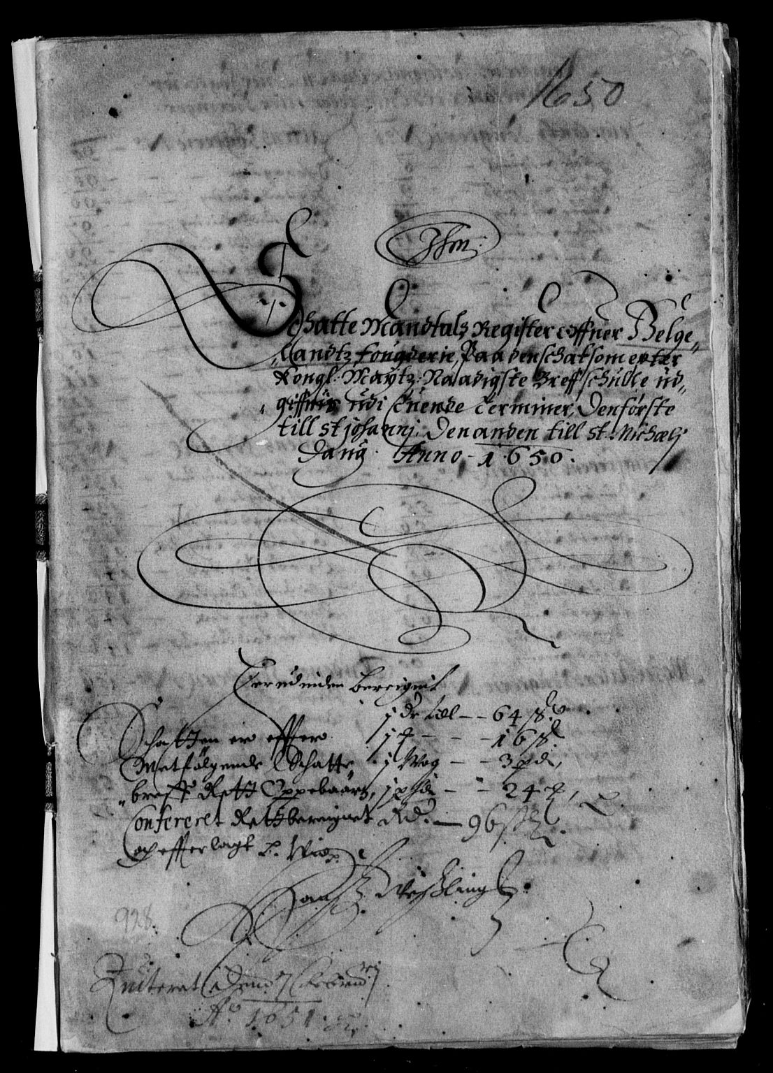 Rentekammeret inntil 1814, Reviderte regnskaper, Lensregnskaper, RA/EA-5023/R/Rb/Rbz/L0036: Nordlandenes len, 1649-1650