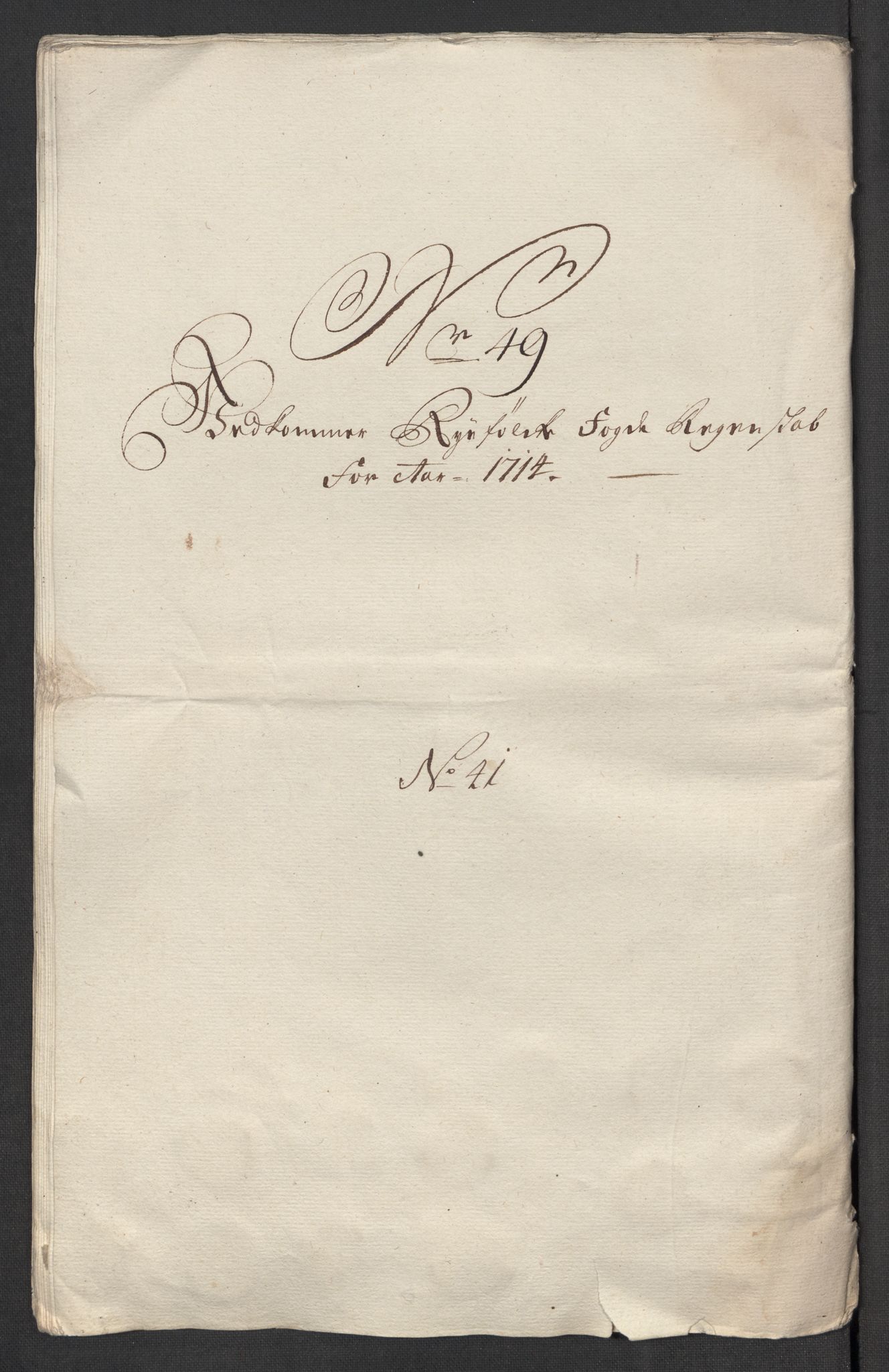 Rentekammeret inntil 1814, Reviderte regnskaper, Fogderegnskap, AV/RA-EA-4092/R47/L2867: Fogderegnskap Ryfylke, 1714, p. 248