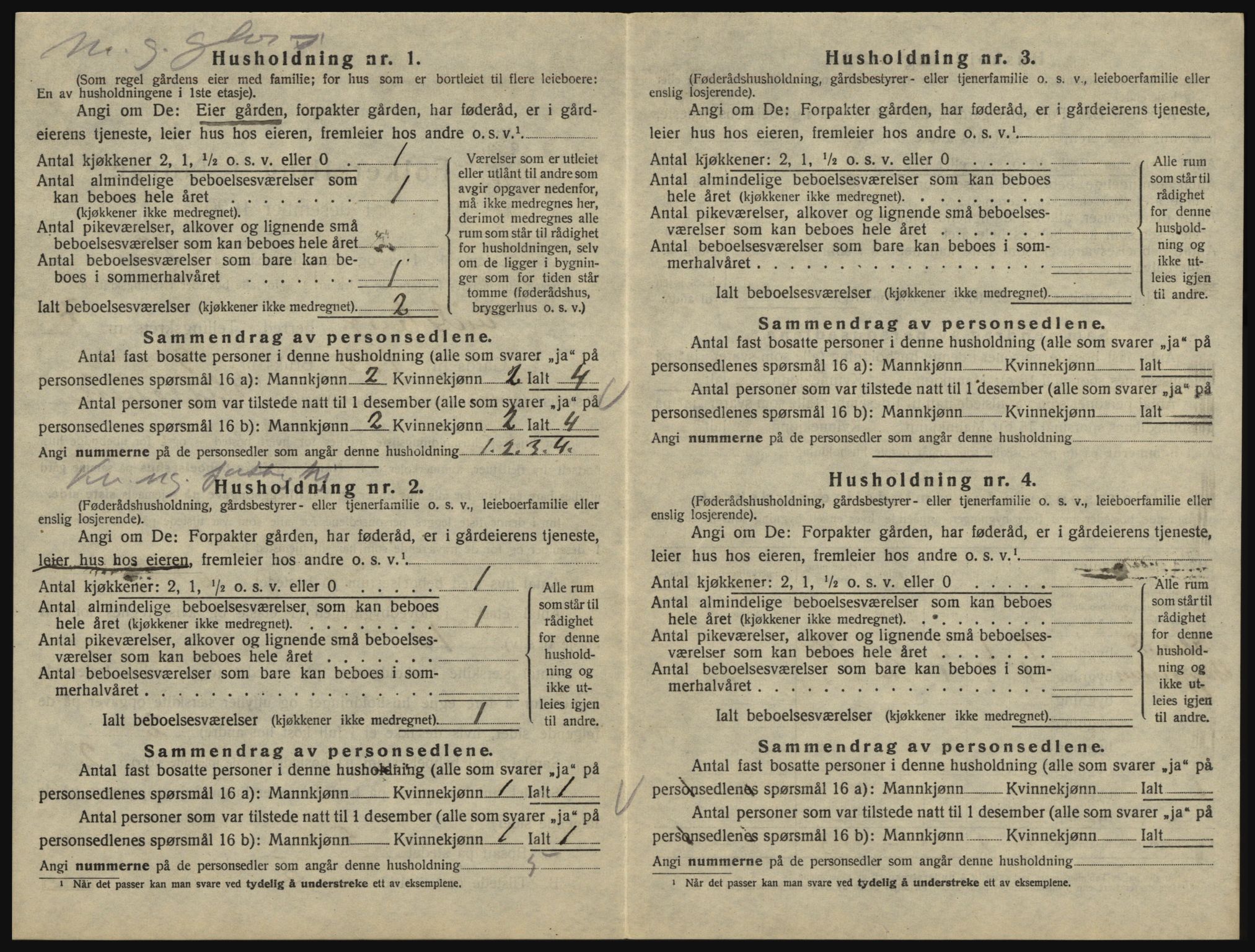 SAO, 1920 census for Eidsberg, 1920, p. 1366