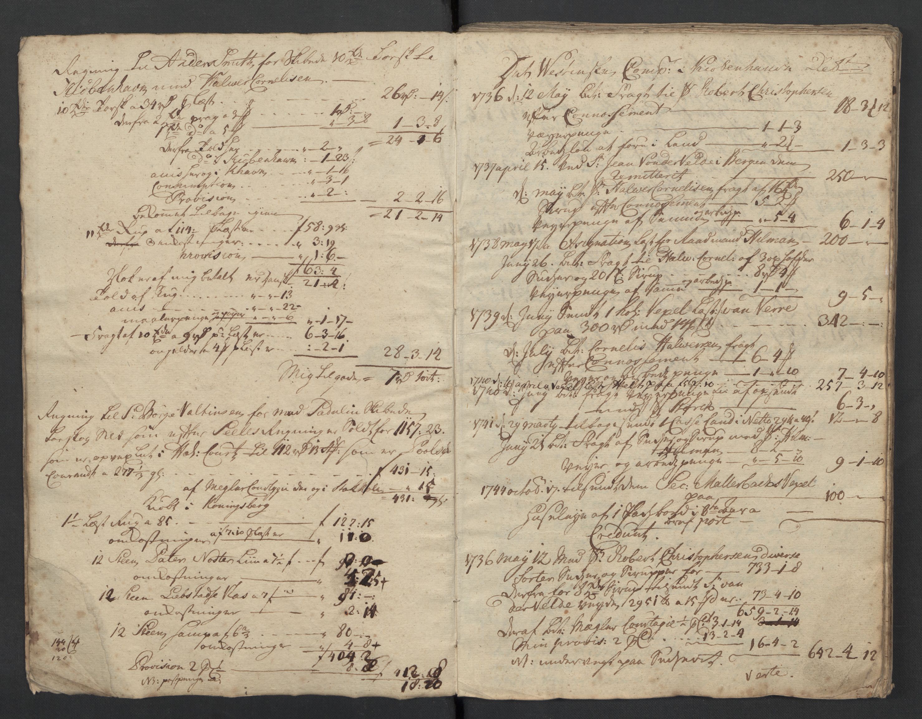 Pa 0119 - Smith, Lauritz Andersen og Lauritz Lauritzen, SAST/A-100231/O/L0001: Kopibøker m.m., 1740-1745, p. 8