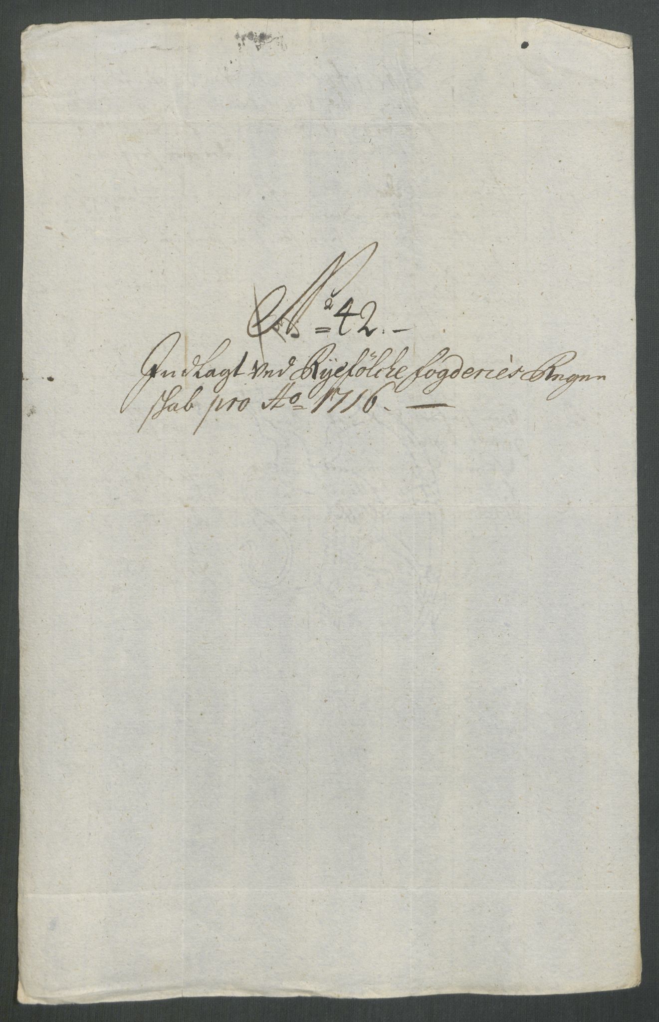 Rentekammeret inntil 1814, Reviderte regnskaper, Fogderegnskap, AV/RA-EA-4092/R47/L2869: Fogderegnskap Ryfylke, 1716, p. 265