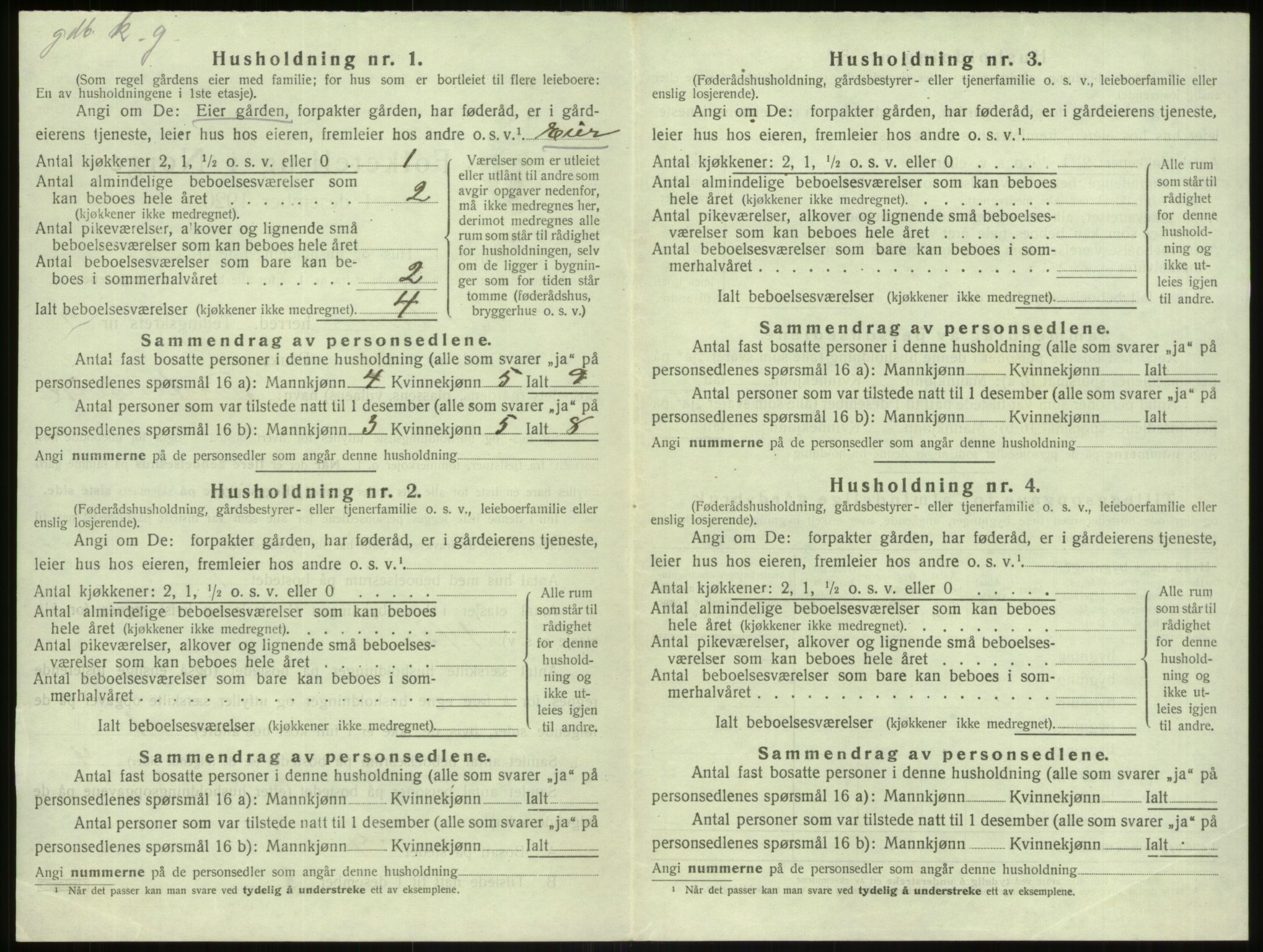 SAB, 1920 census for Herdla, 1920, p. 923