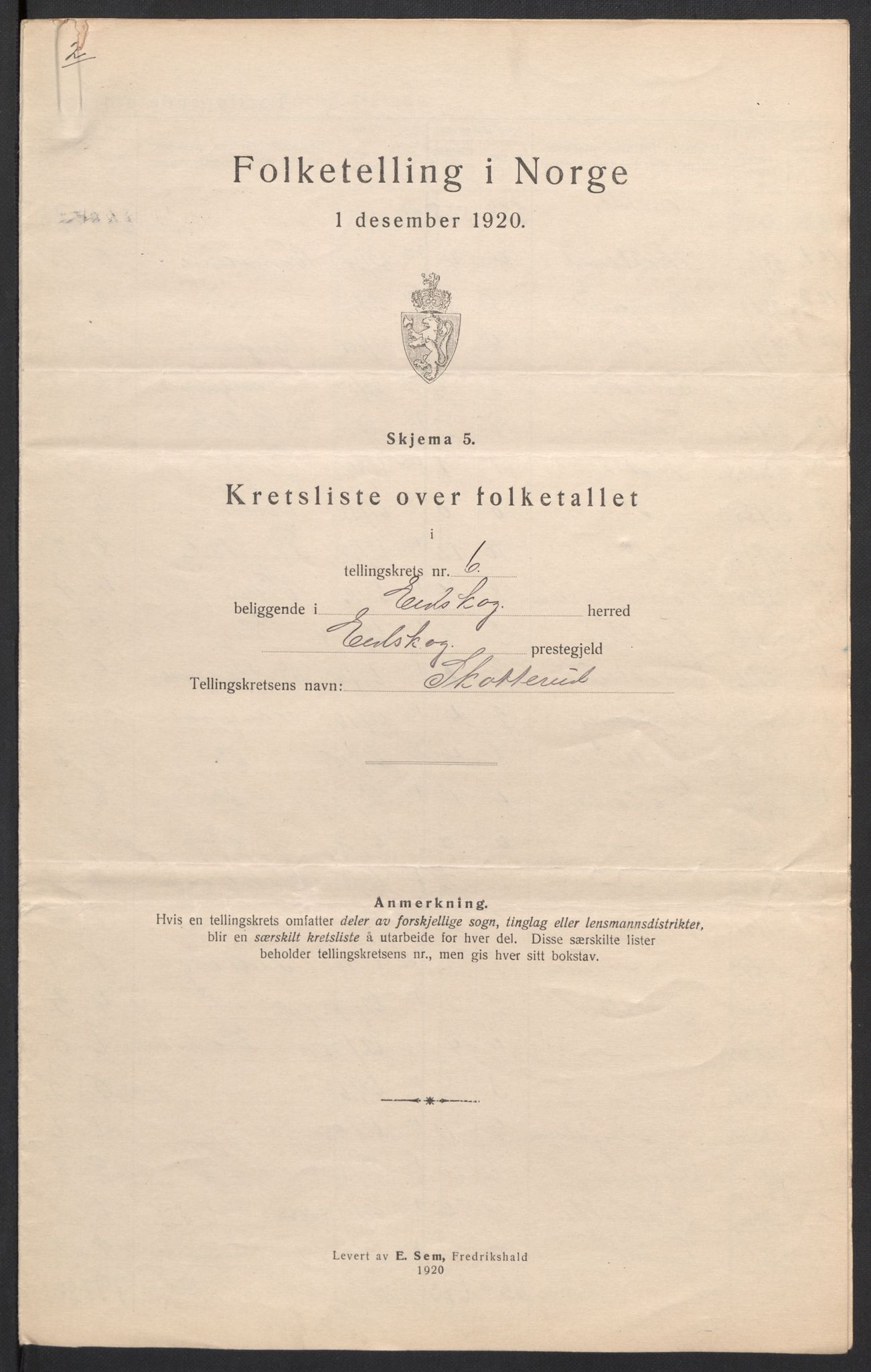 SAH, 1920 census for Eidskog, 1920, p. 31