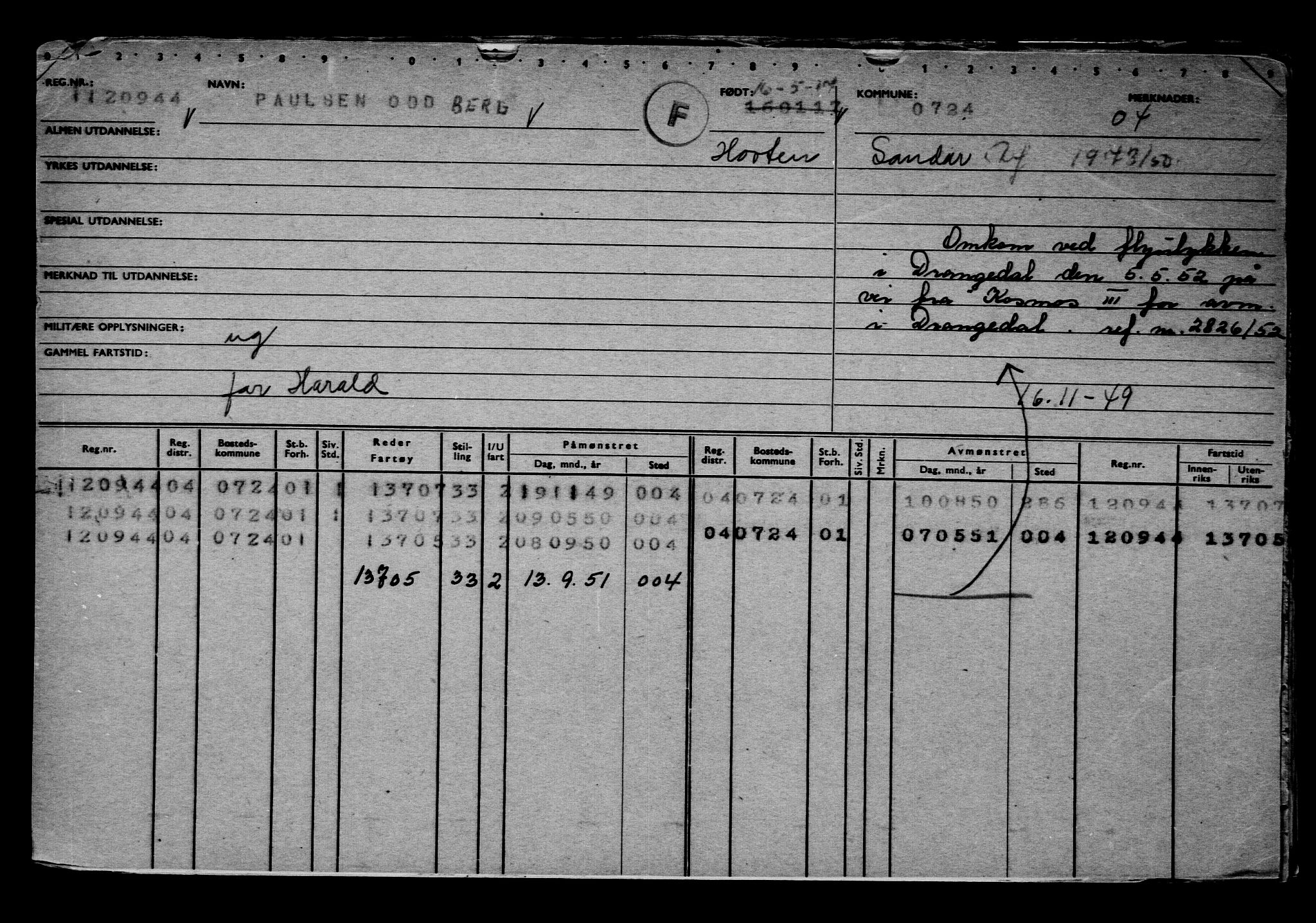 Direktoratet for sjømenn, AV/RA-S-3545/G/Gb/L0148: Hovedkort, 1917, p. 552