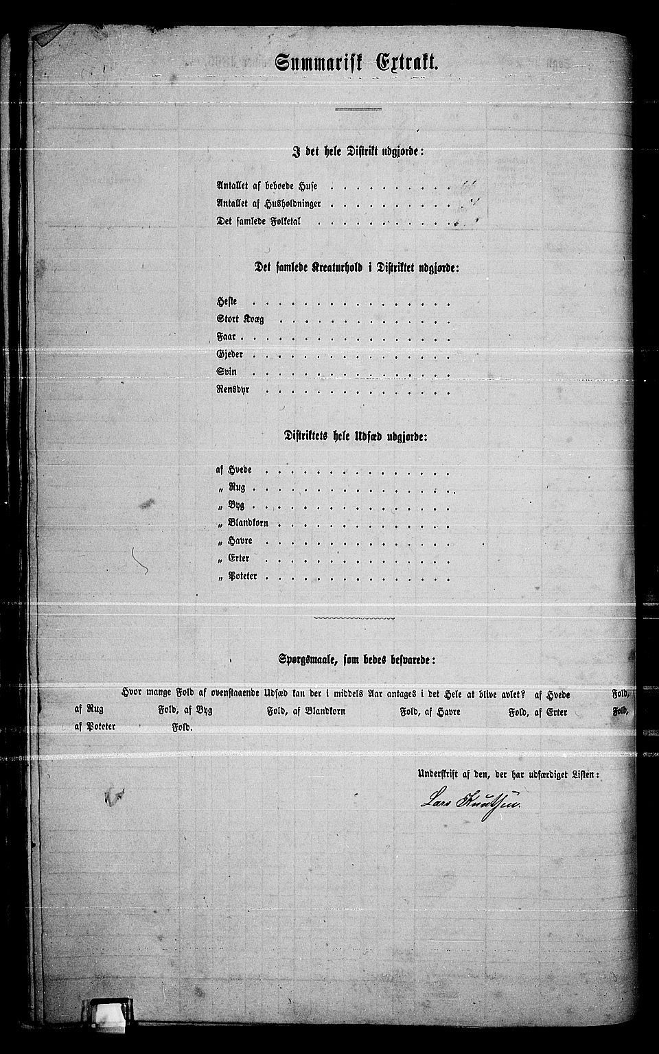 RA, 1865 census for Hurum, 1865, p. 40