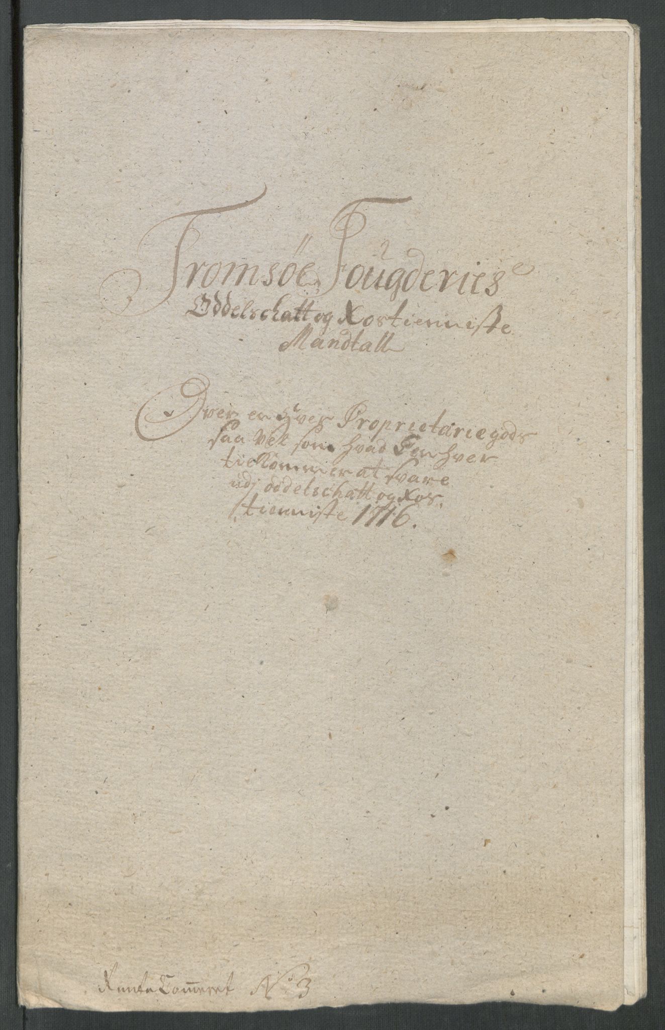 Rentekammeret inntil 1814, Reviderte regnskaper, Fogderegnskap, AV/RA-EA-4092/R68/L4762: Fogderegnskap Senja og Troms, 1716, p. 66