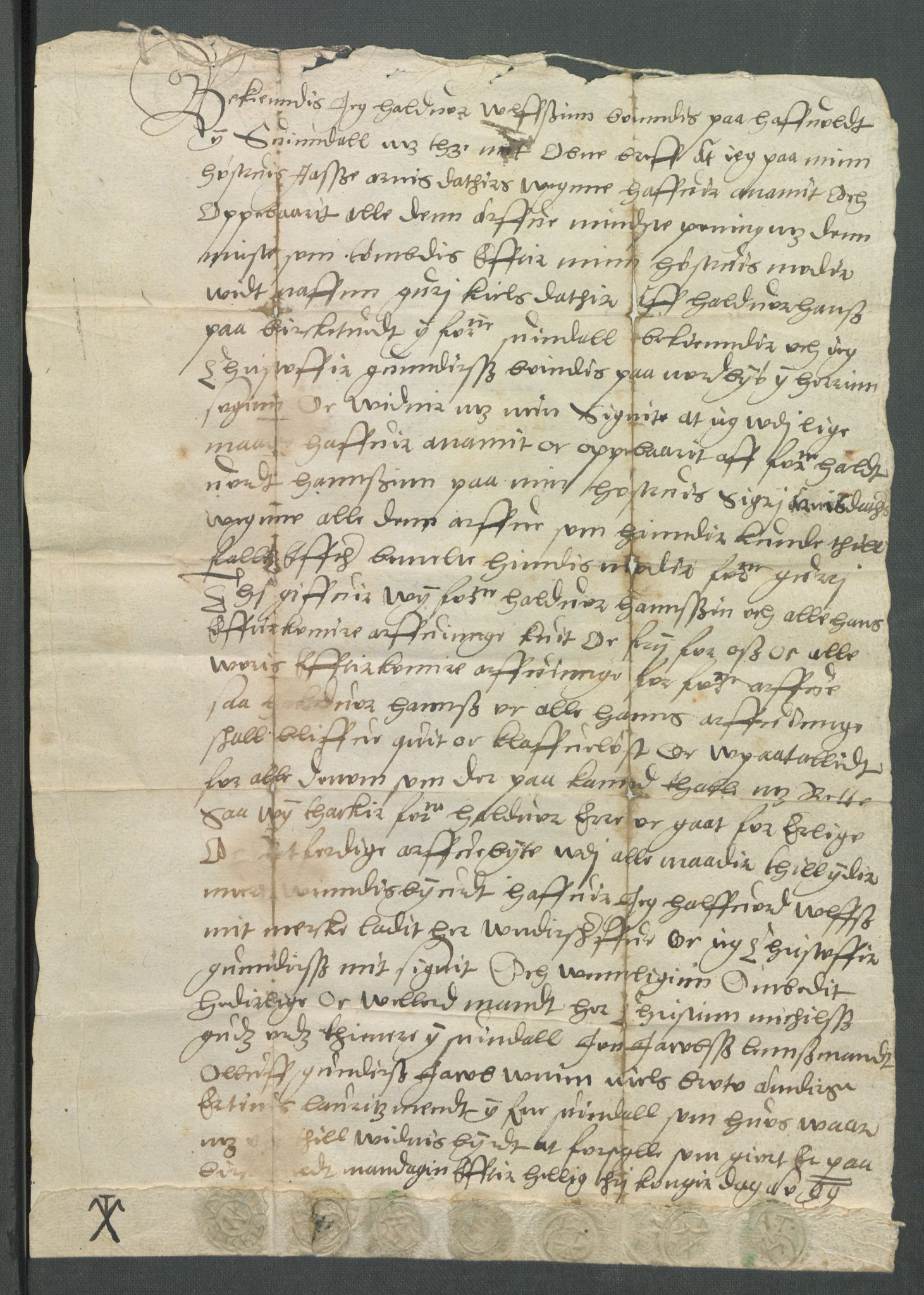 Riksarkivets diplomsamling, AV/RA-EA-5965/F02/L0107: Dokumenter, 1599, p. 8