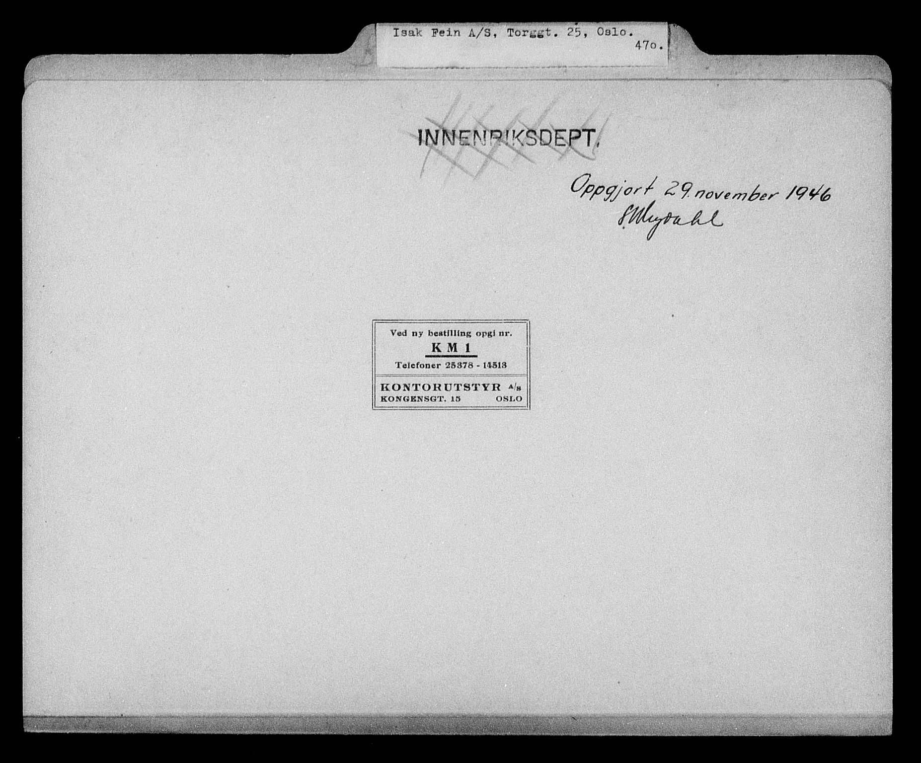 Justisdepartementet, Tilbakeføringskontoret for inndratte formuer, AV/RA-S-1564/H/Hc/Hcc/L0933: --, 1945-1947, p. 530