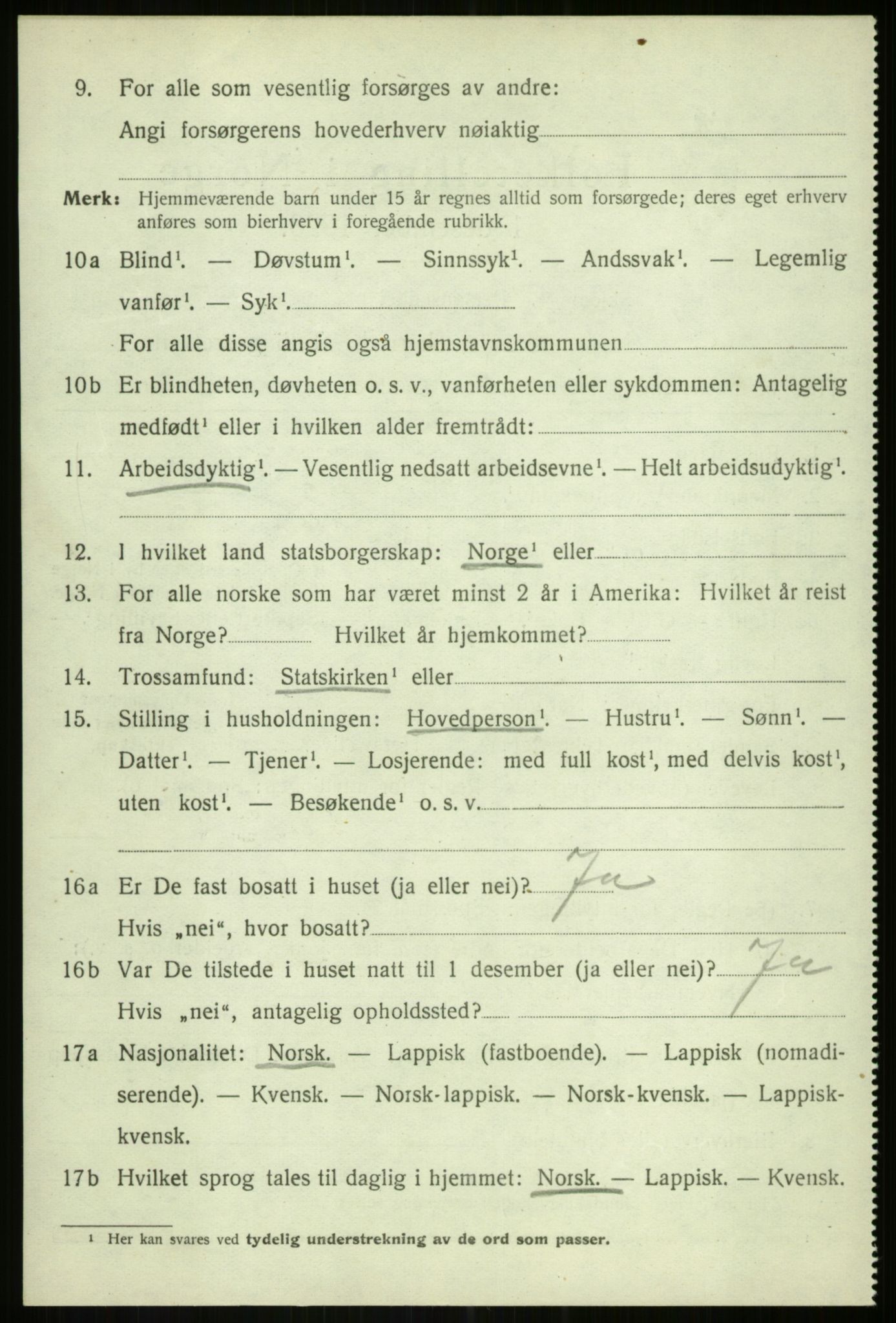 SATØ, 1920 census for Lenvik, 1920, p. 6459