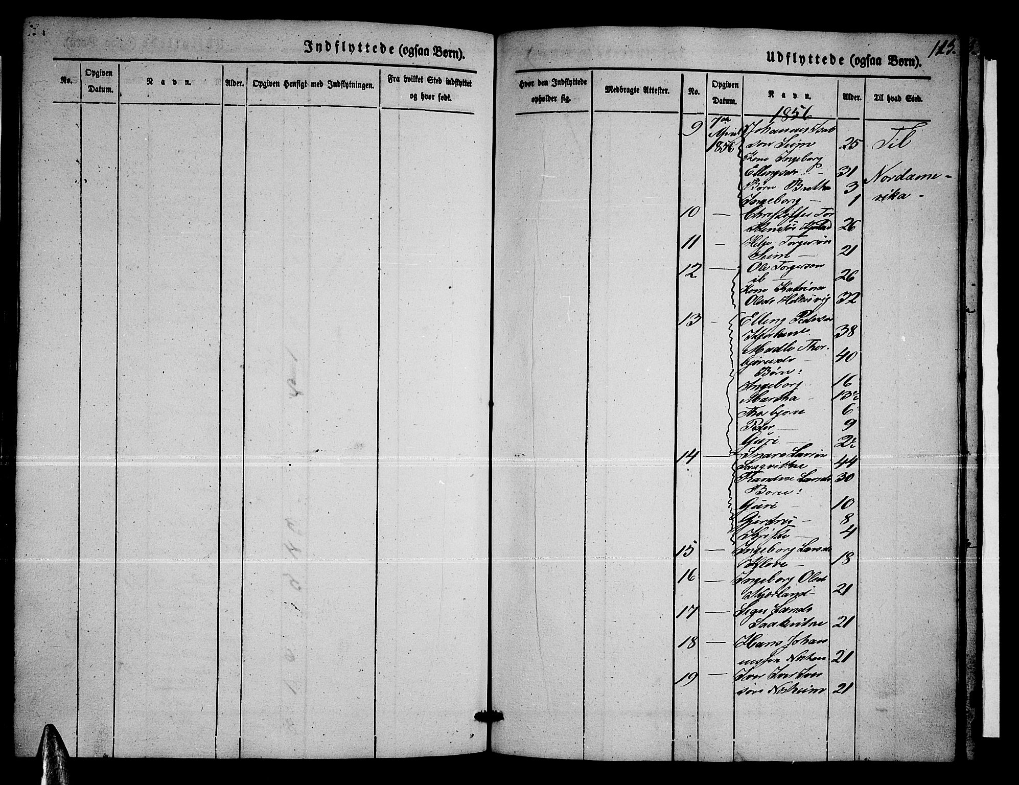 Ulvik sokneprestembete, SAB/A-78801/H/Hab: Parish register (copy) no. B 1, 1855-1868, p. 123