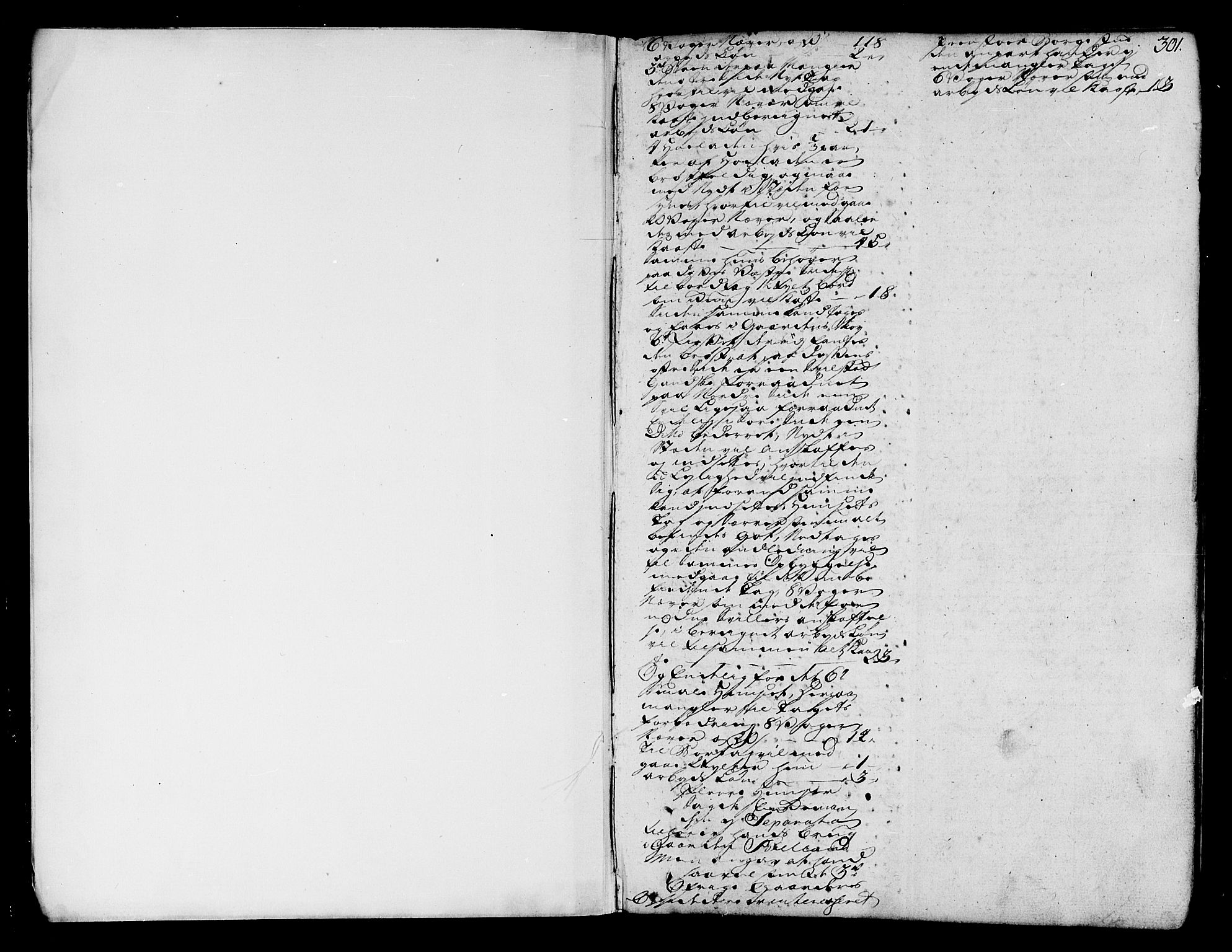 Sunnhordland sorenskrivar, SAB/A-2401/1/H/Ha/Haa/L0007: Skifteprotokollar. Register på lesesal. Fol. 901- ut, 1760-1765, p. 300b-301a