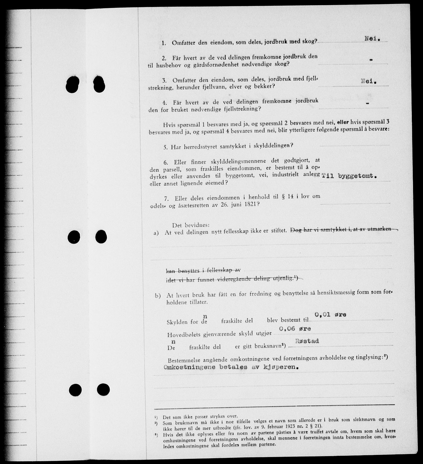 Onsøy sorenskriveri, SAO/A-10474/G/Ga/Gab/L0015: Mortgage book no. II A-15, 1945-1946, Diary no: : 1712/1945