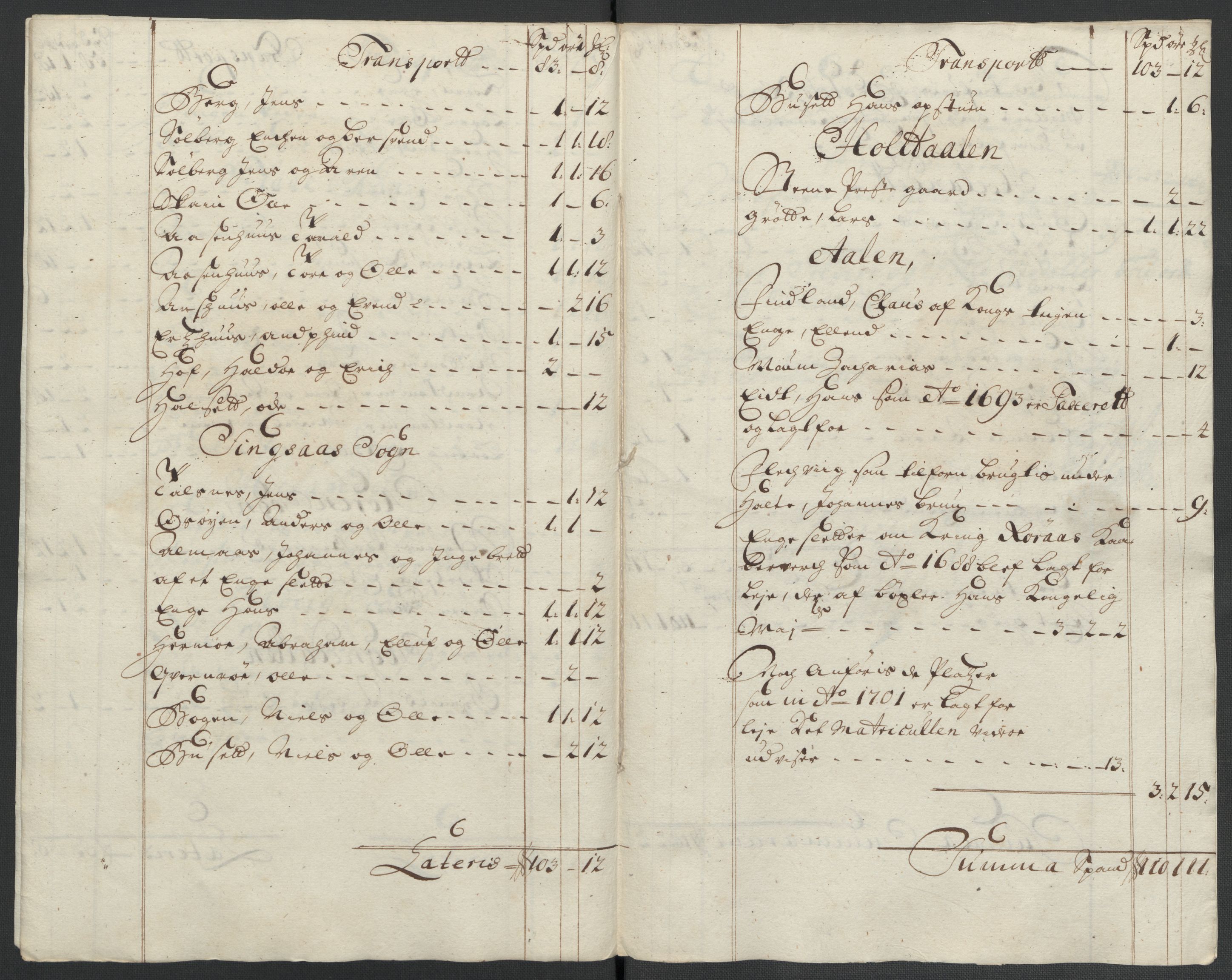 Rentekammeret inntil 1814, Reviderte regnskaper, Fogderegnskap, RA/EA-4092/R60/L3960: Fogderegnskap Orkdal og Gauldal, 1710, p. 297