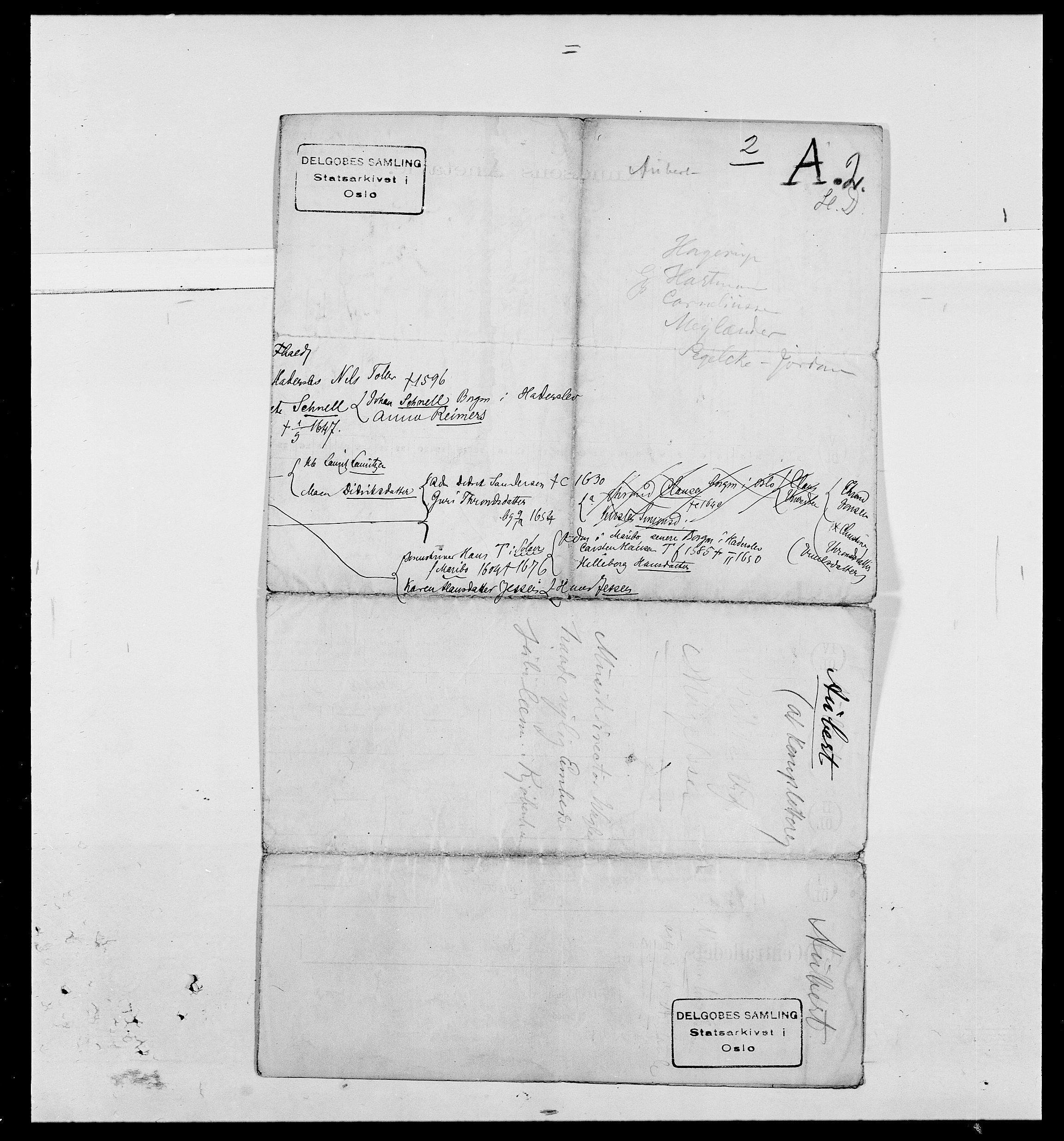 Delgobe, Charles Antoine - samling, SAO/PAO-0038/D/Da/L0002: Anker, Ancher - Bauner, p. 579