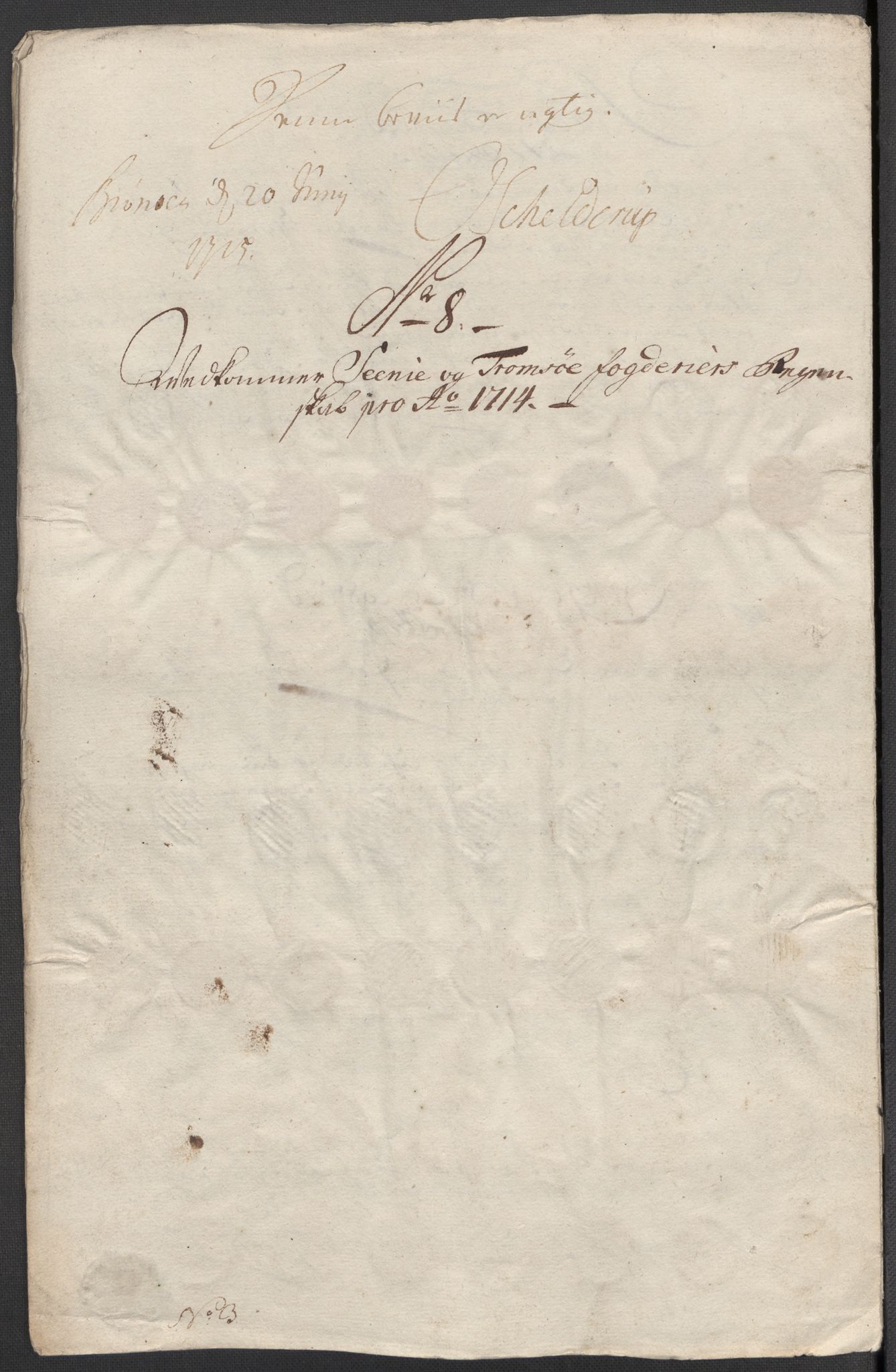 Rentekammeret inntil 1814, Reviderte regnskaper, Fogderegnskap, RA/EA-4092/R68/L4760: Fogderegnskap Senja og Troms, 1714, p. 90