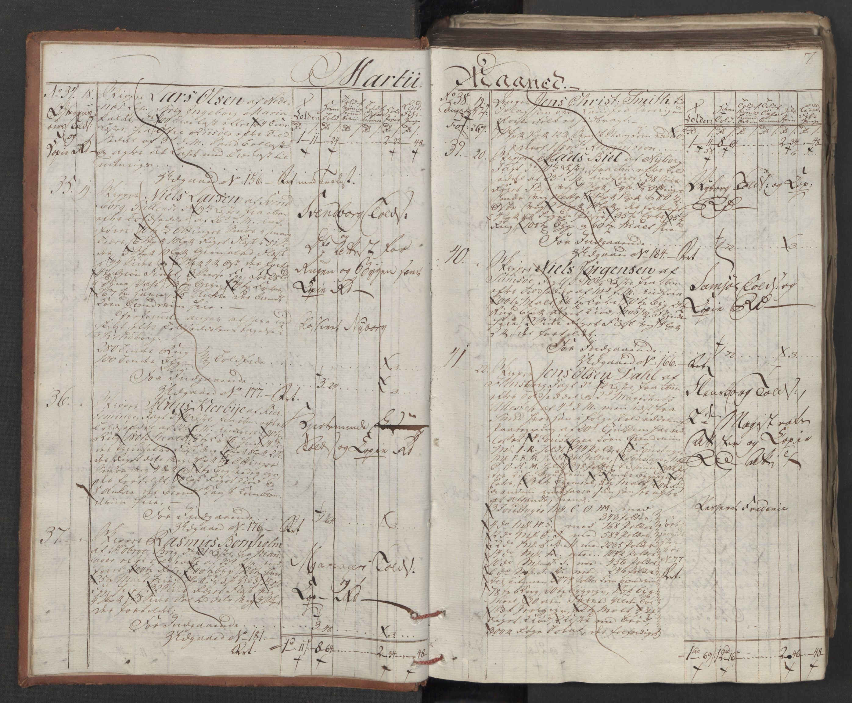 Generaltollkammeret, tollregnskaper, RA/EA-5490/R06/L0179/0001: Tollregnskaper Kristiania / Inngående tollbok, 1790, p. 6b-7a