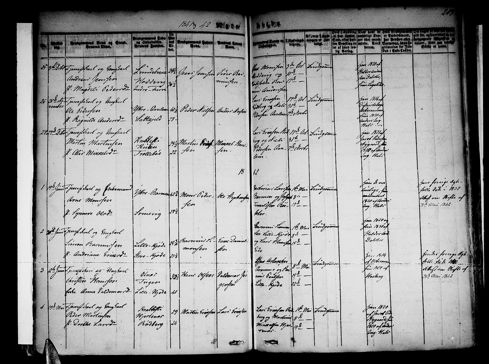 Selje sokneprestembete, SAB/A-99938/H/Ha/Haa/Haaa: Parish register (official) no. A 9, 1829-1844, p. 204