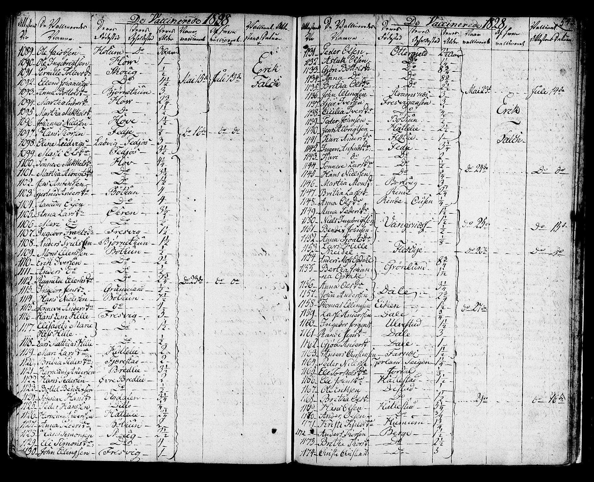 Leikanger sokneprestembete, AV/SAB-A-81001/H/Haa/Haaa/L0006: Parish register (official) no. A 6, 1810-1838, p. 543