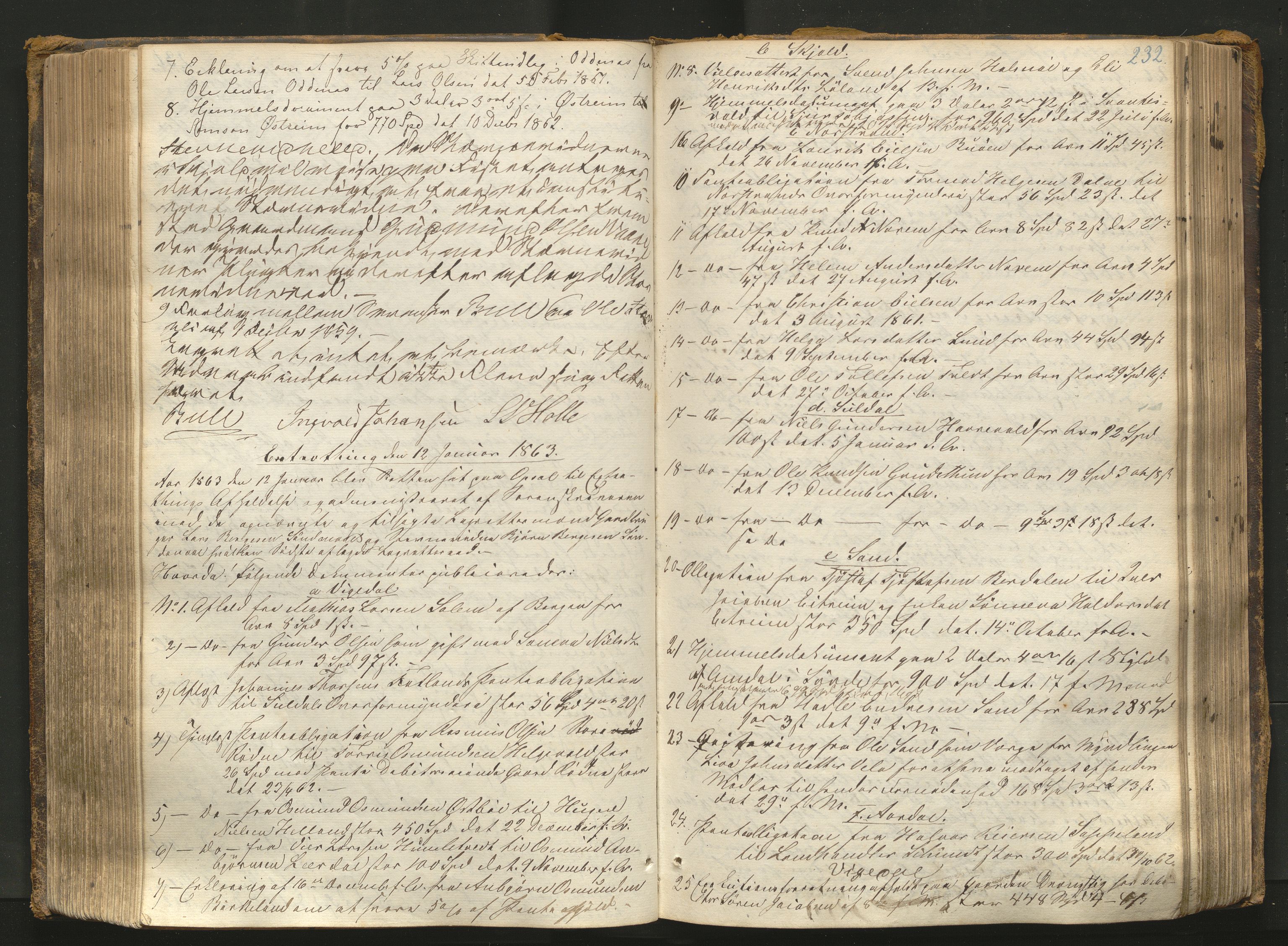 Ryfylke tingrett, AV/SAST-A-100055/001/I/IB/IB0/L0010: Tingbok, Ryfylke, 1858-1867, p. 231b-232a