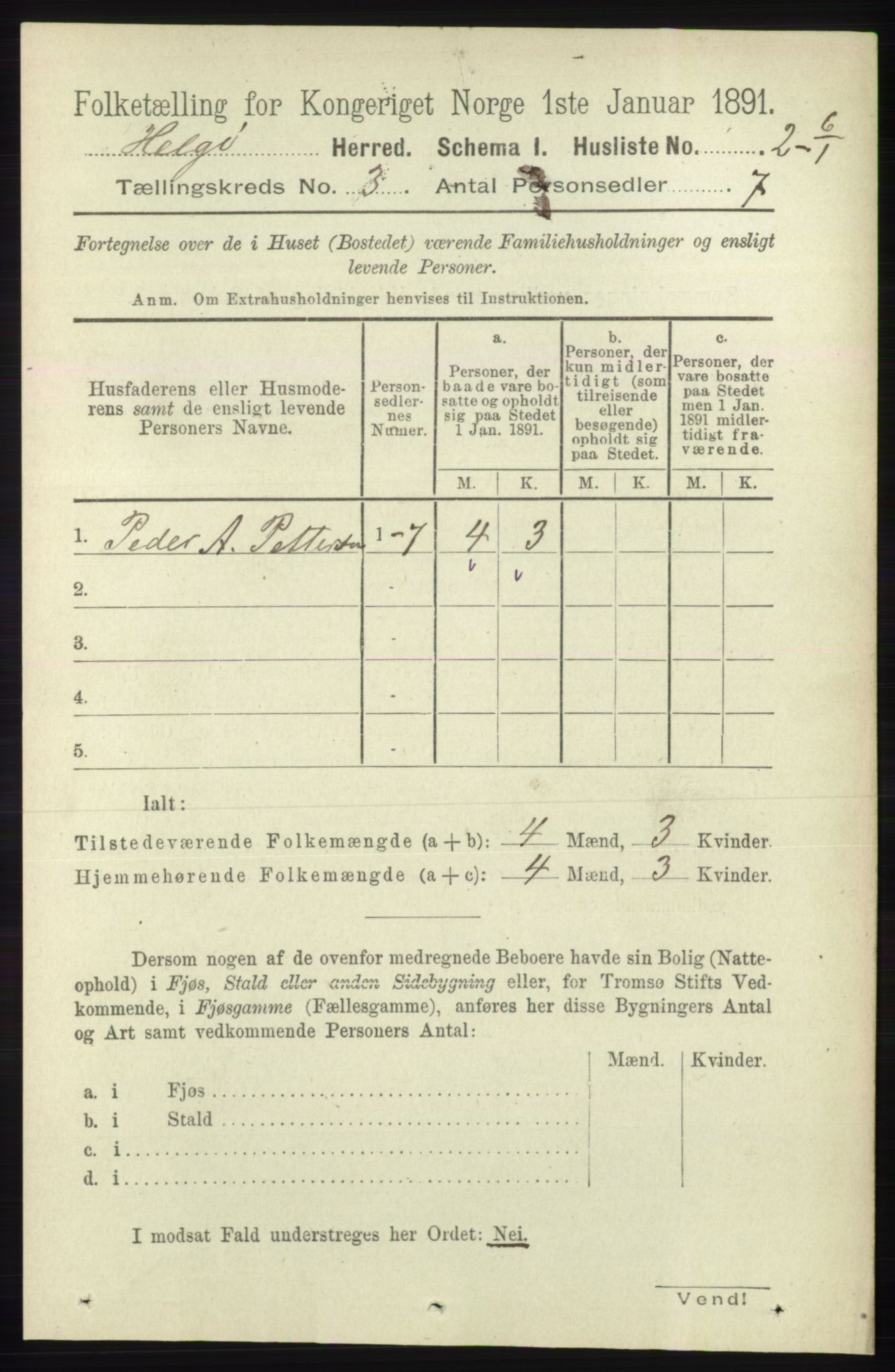 RA, 1891 census for 1935 Helgøy, 1891, p. 702