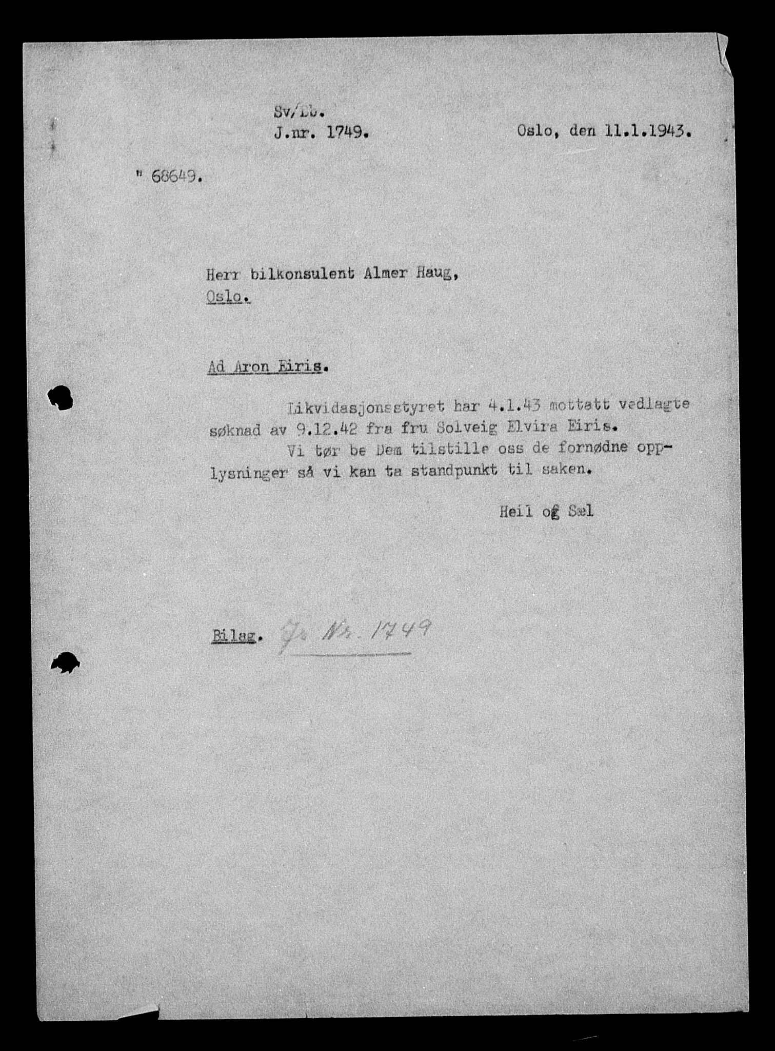 Justisdepartementet, Tilbakeføringskontoret for inndratte formuer, RA/S-1564/H/Hc/Hcc/L0932: --, 1945-1947, p. 504