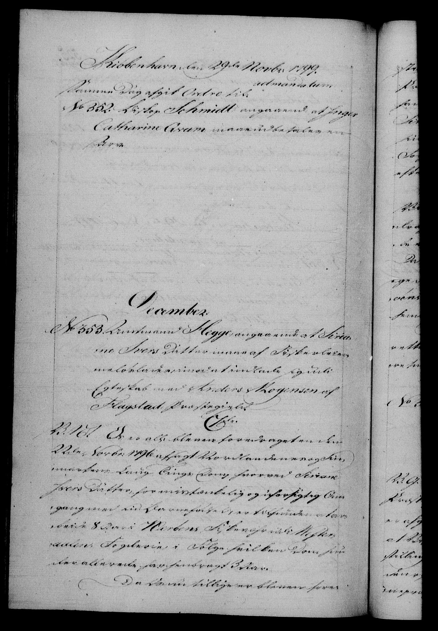 Danske Kanselli 1572-1799, AV/RA-EA-3023/F/Fc/Fca/Fcab/L0046: Norske tegnelser, 1797-1799, p. 525b