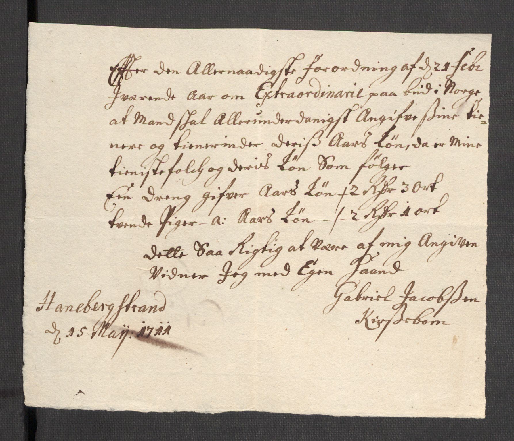 Rentekammeret inntil 1814, Reviderte regnskaper, Fogderegnskap, AV/RA-EA-4092/R46/L2735: Fogderegnskap Jæren og Dalane, 1711, p. 426