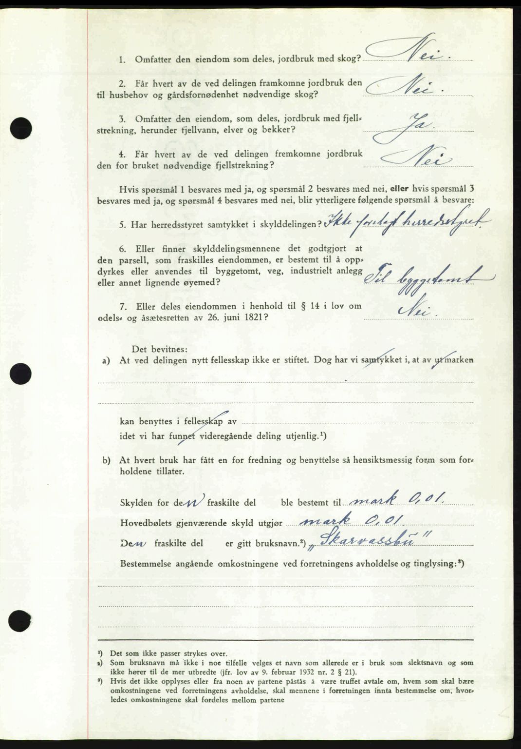 Romsdal sorenskriveri, AV/SAT-A-4149/1/2/2C: Mortgage book no. A30, 1949-1949, Diary no: : 2549/1949