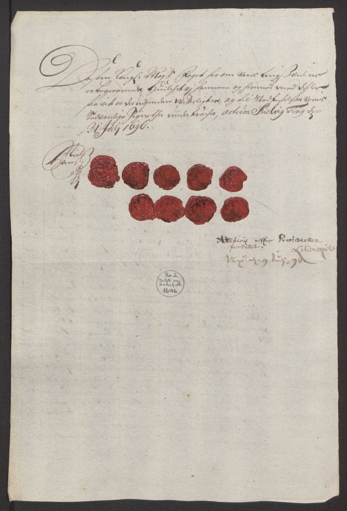 Rentekammeret inntil 1814, Reviderte regnskaper, Fogderegnskap, AV/RA-EA-4092/R69/L4851: Fogderegnskap Finnmark/Vardøhus, 1691-1700, p. 273