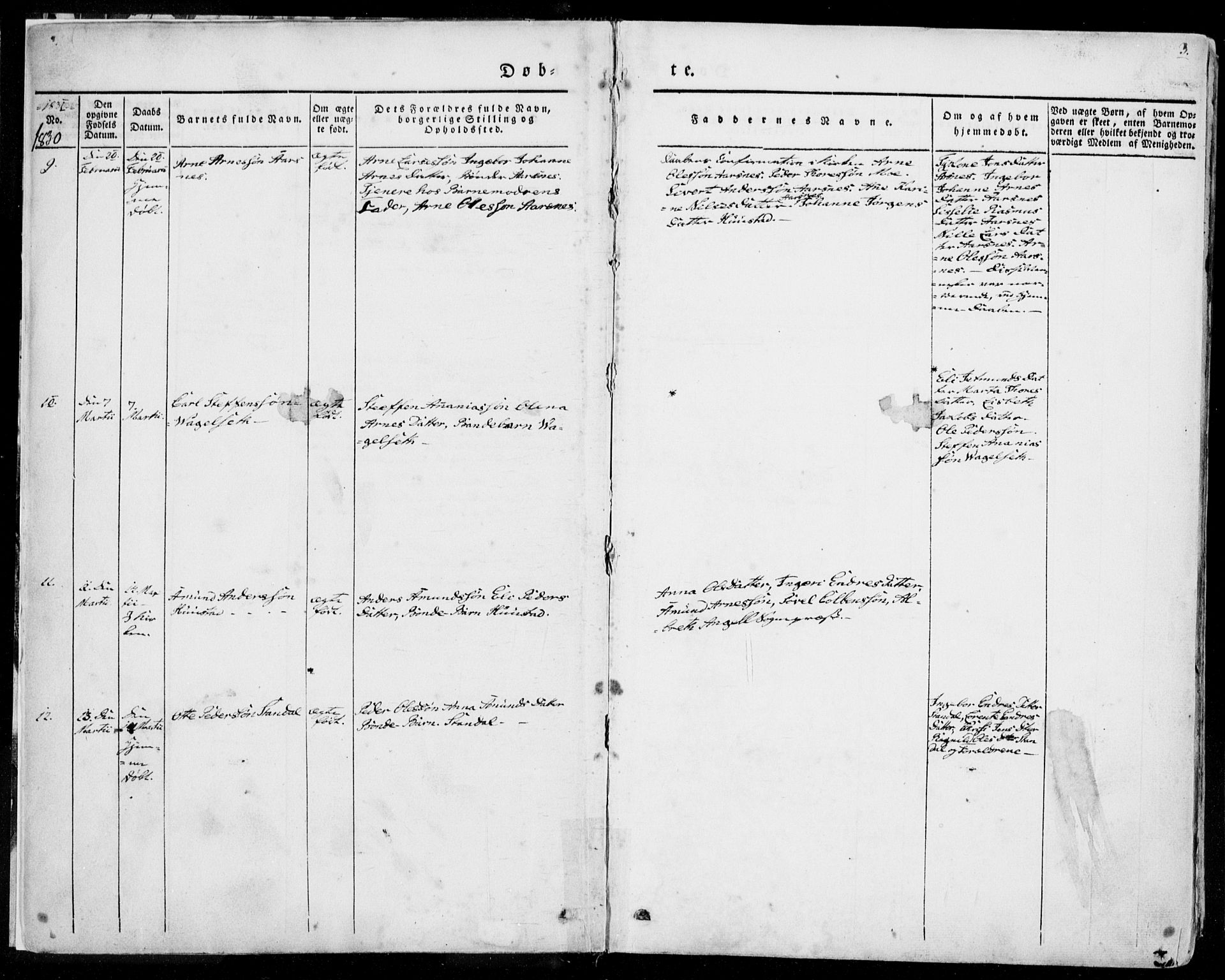 Ministerialprotokoller, klokkerbøker og fødselsregistre - Møre og Romsdal, AV/SAT-A-1454/515/L0208: Parish register (official) no. 515A04, 1830-1846, p. 3