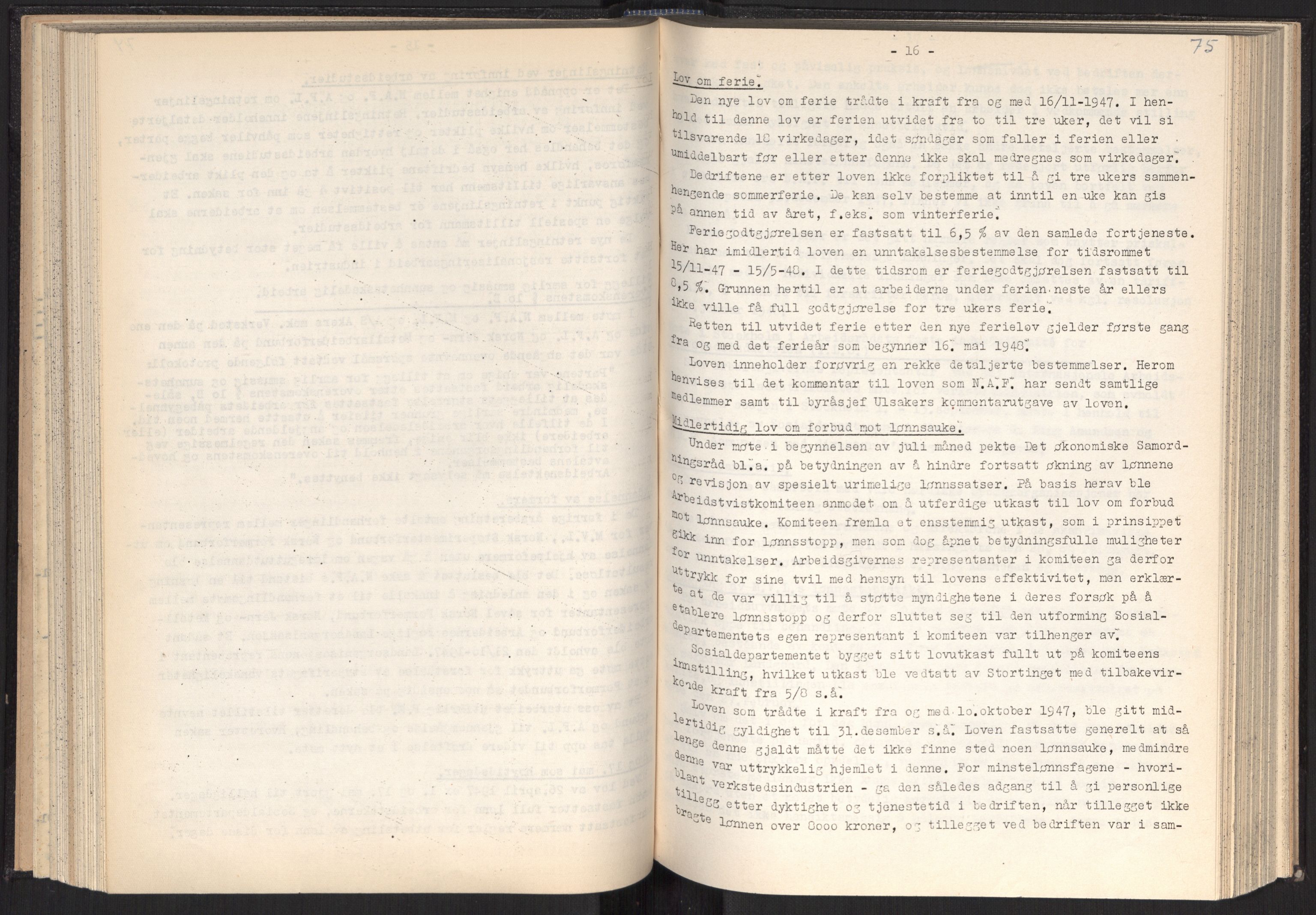 Teknologibedriftenes Landsforening TBL, AV/RA-PA-1700/A/Ad/L0007: Årsberetning med register, 1940-1951, p. 75