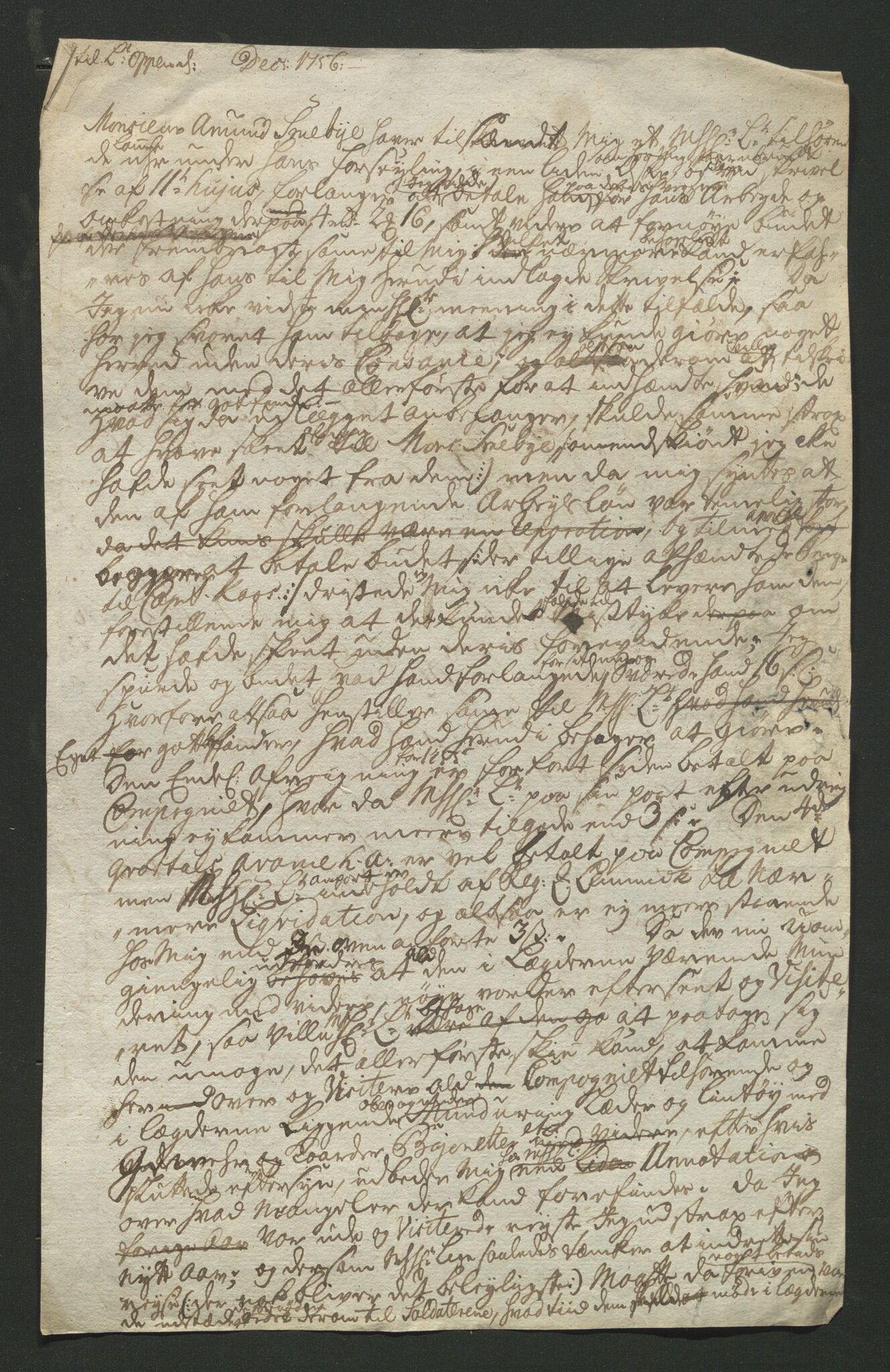 Åker i Vang, Hedmark, og familien Todderud, AV/SAH-ARK-010/J/Jc/L0002: Korrespondanse, 1753-1762, p. 109