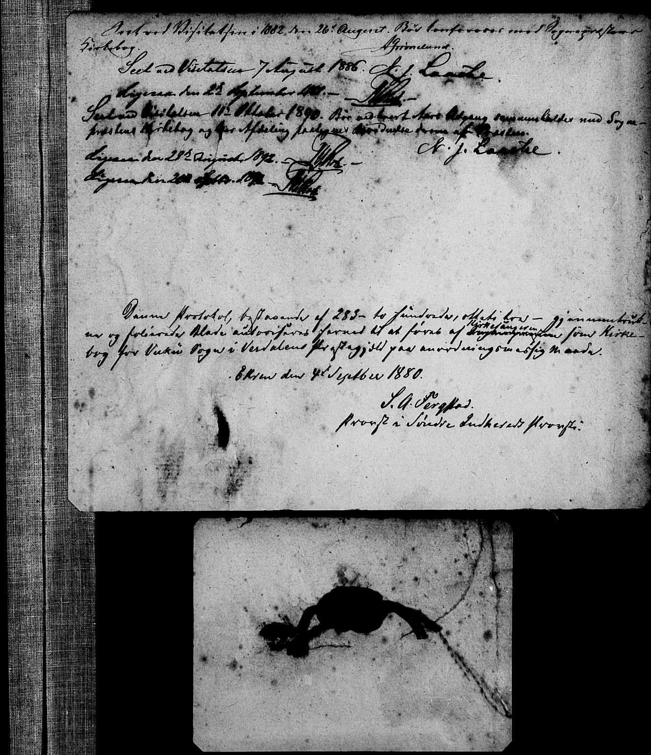 Ministerialprotokoller, klokkerbøker og fødselsregistre - Nord-Trøndelag, SAT/A-1458/724/L0267: Parish register (copy) no. 724C03, 1879-1898