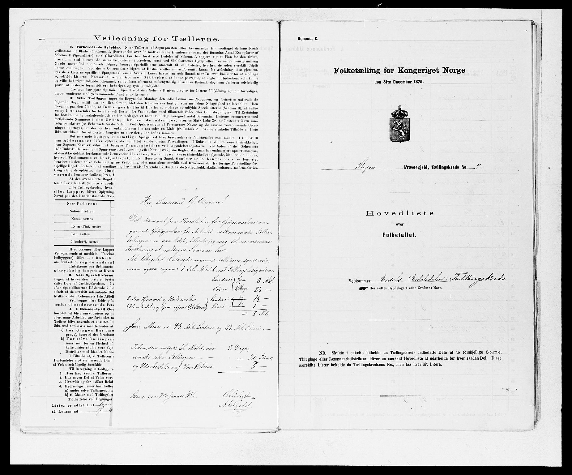 SAB, 1875 Census for 1448P Stryn, 1875, p. 22