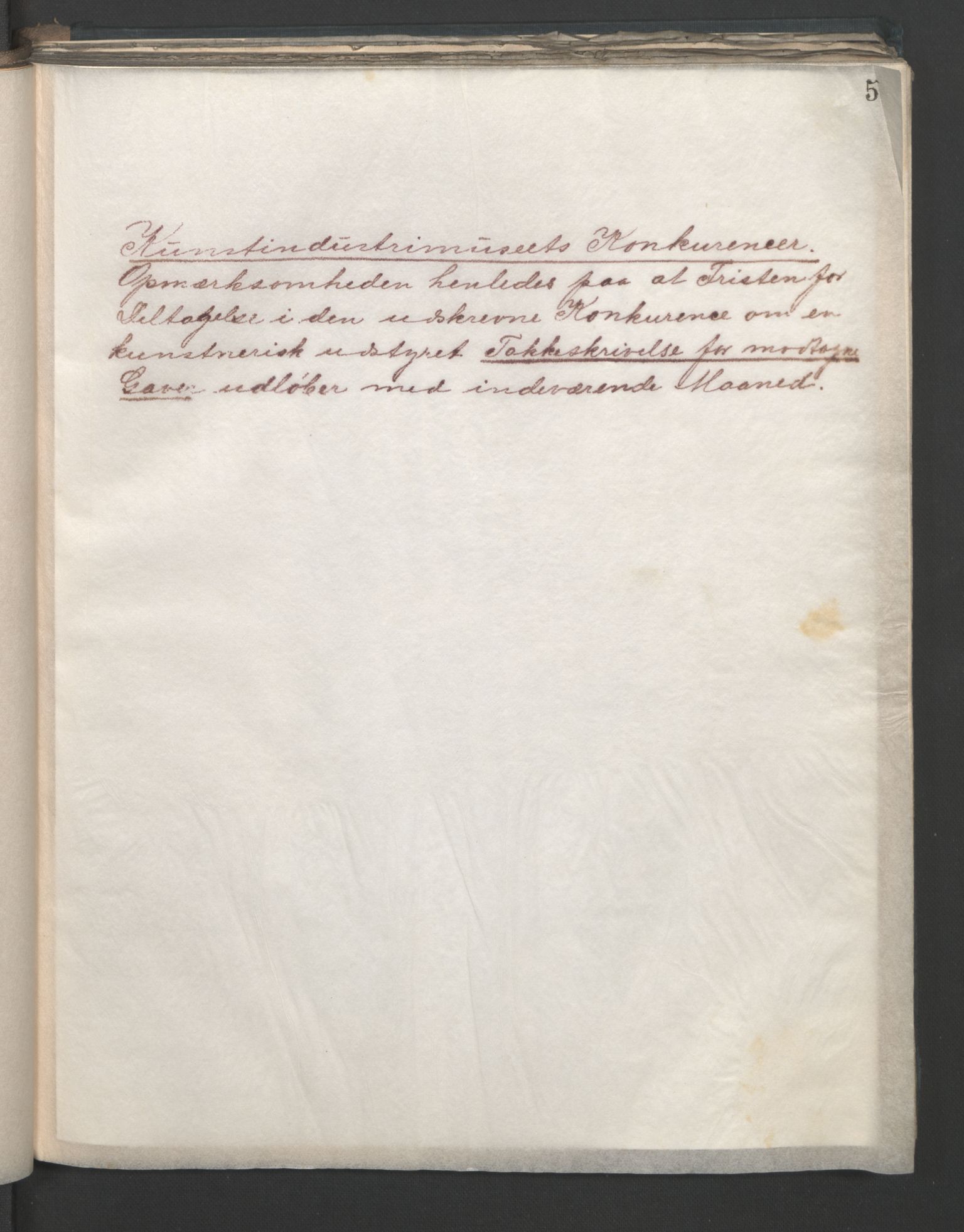 Kunstindustrimuseet i Oslo, NMFK/KIM-1001/B/L0004/0002: Kopibok / Kopibok X, 1898-1900, p. 30