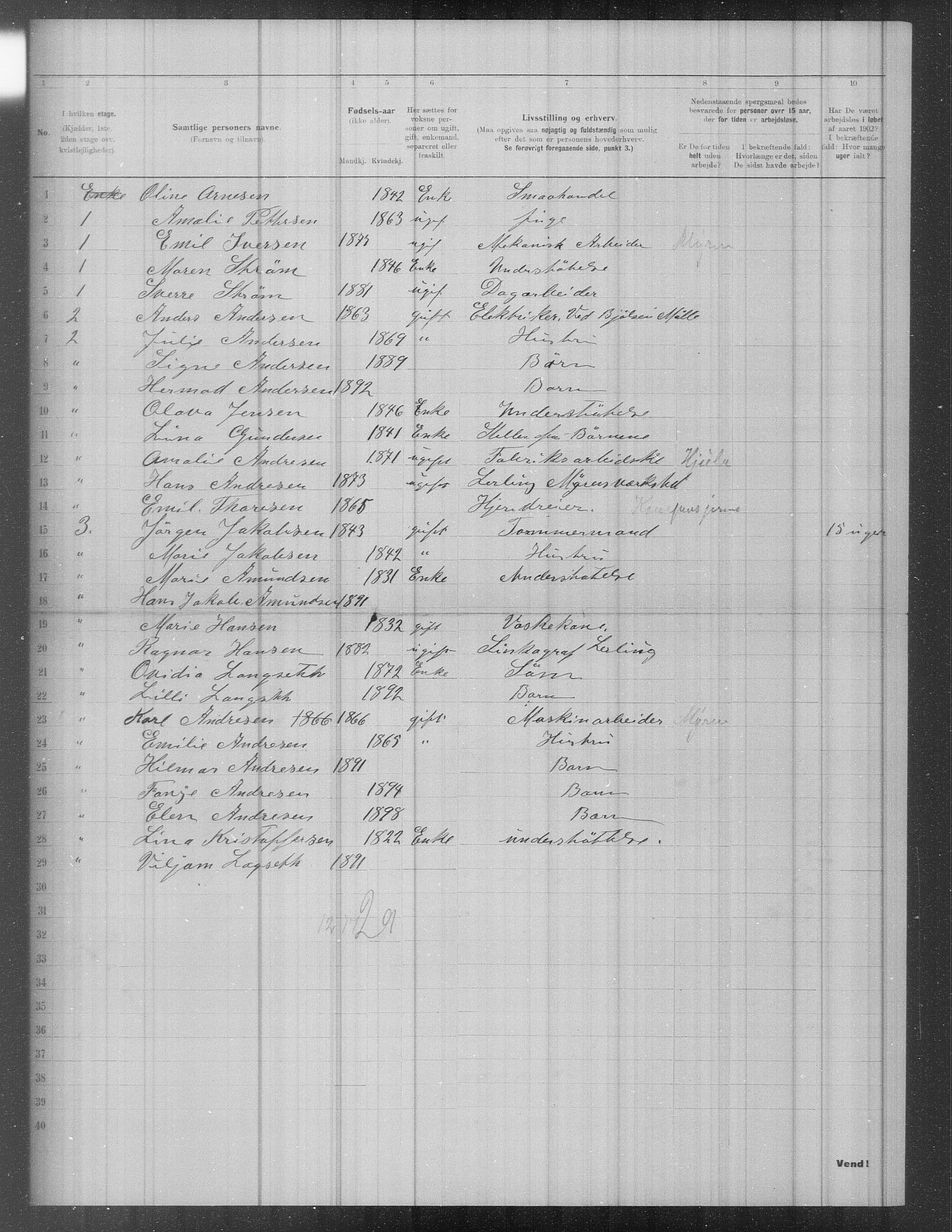 OBA, Municipal Census 1902 for Kristiania, 1902, p. 770