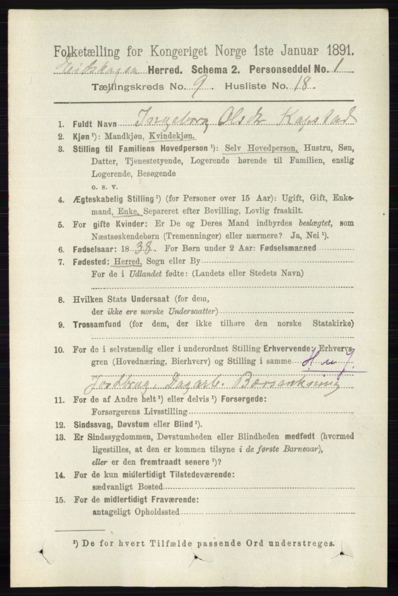 RA, 1891 census for 0420 Eidskog, 1891, p. 5515