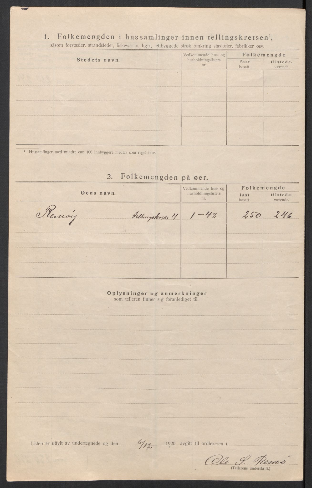 SAT, 1920 census for Herøy (MR), 1920, p. 17