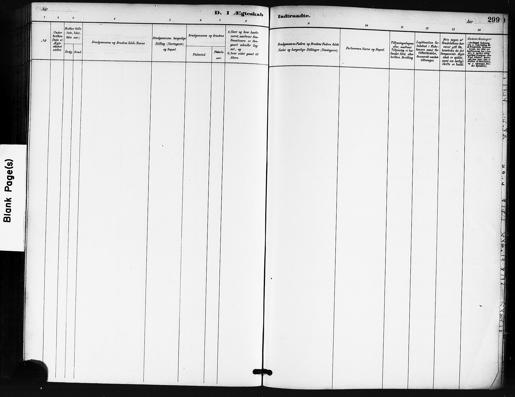 Oslo domkirke Kirkebøker, AV/SAO-A-10752/F/Fa/L0032: Parish register (official) no. 32, 1885-1902, p. 299