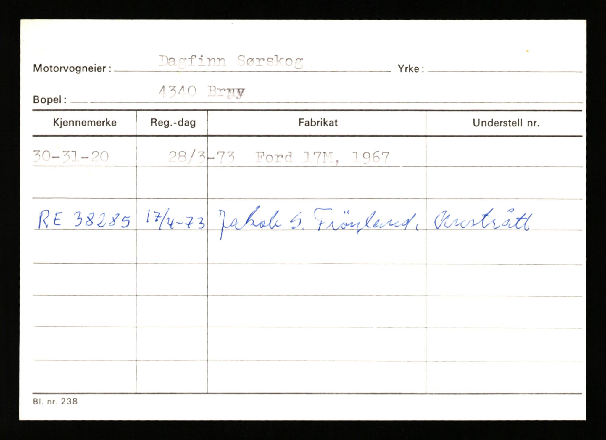 Stavanger trafikkstasjon, AV/SAST-A-101942/0/G/L0011: Registreringsnummer: 240000 - 363477, 1930-1971, p. 1377