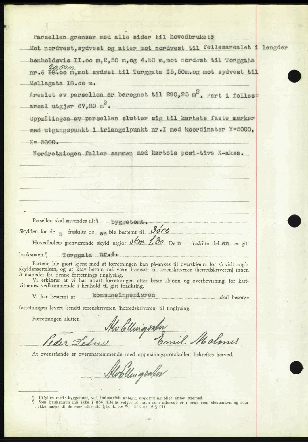 Romsdal sorenskriveri, SAT/A-4149/1/2/2C: Mortgage book no. A24, 1947-1947, Diary no: : 3162/1947
