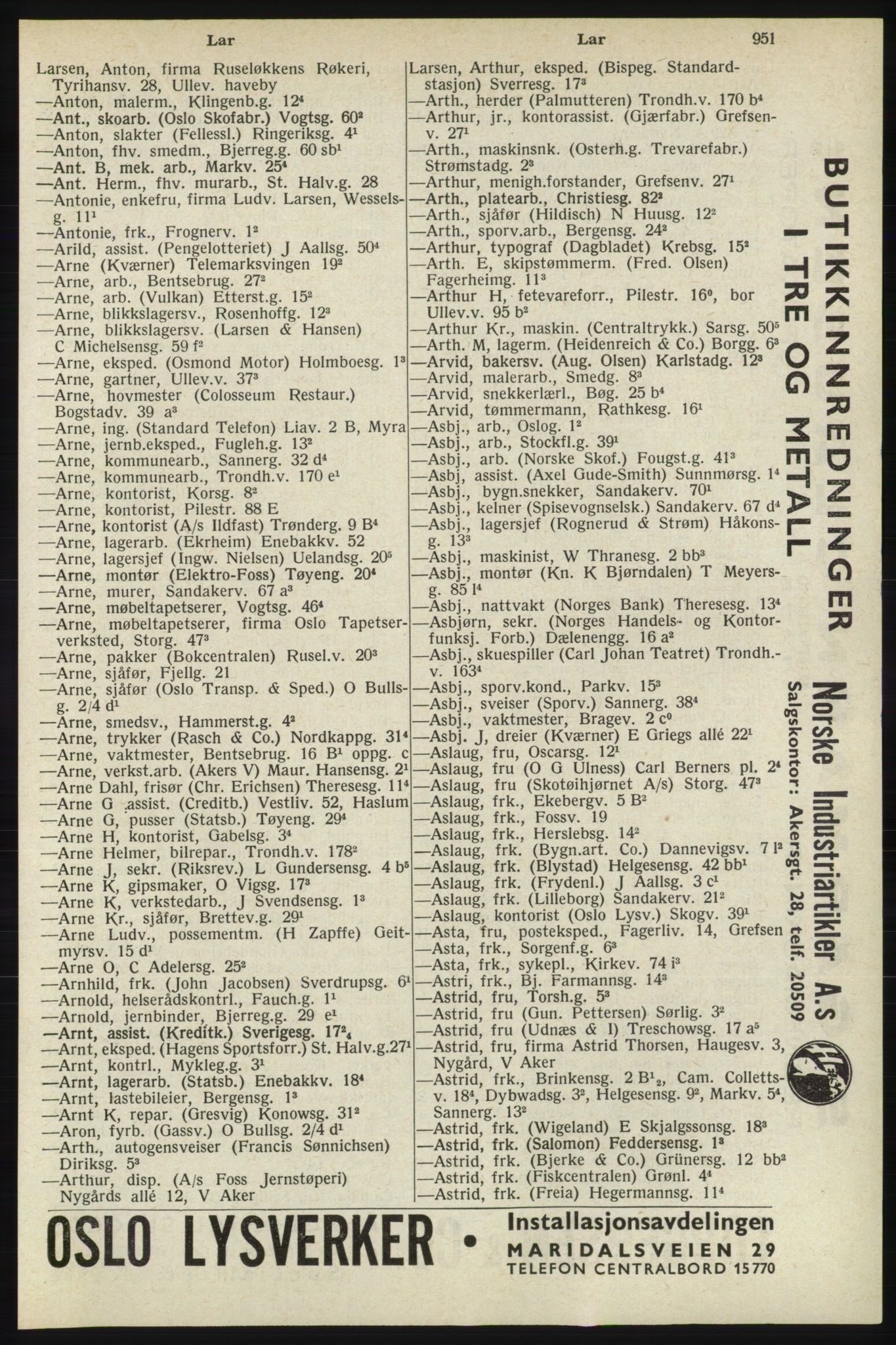 Kristiania/Oslo adressebok, PUBL/-, 1940, p. 969