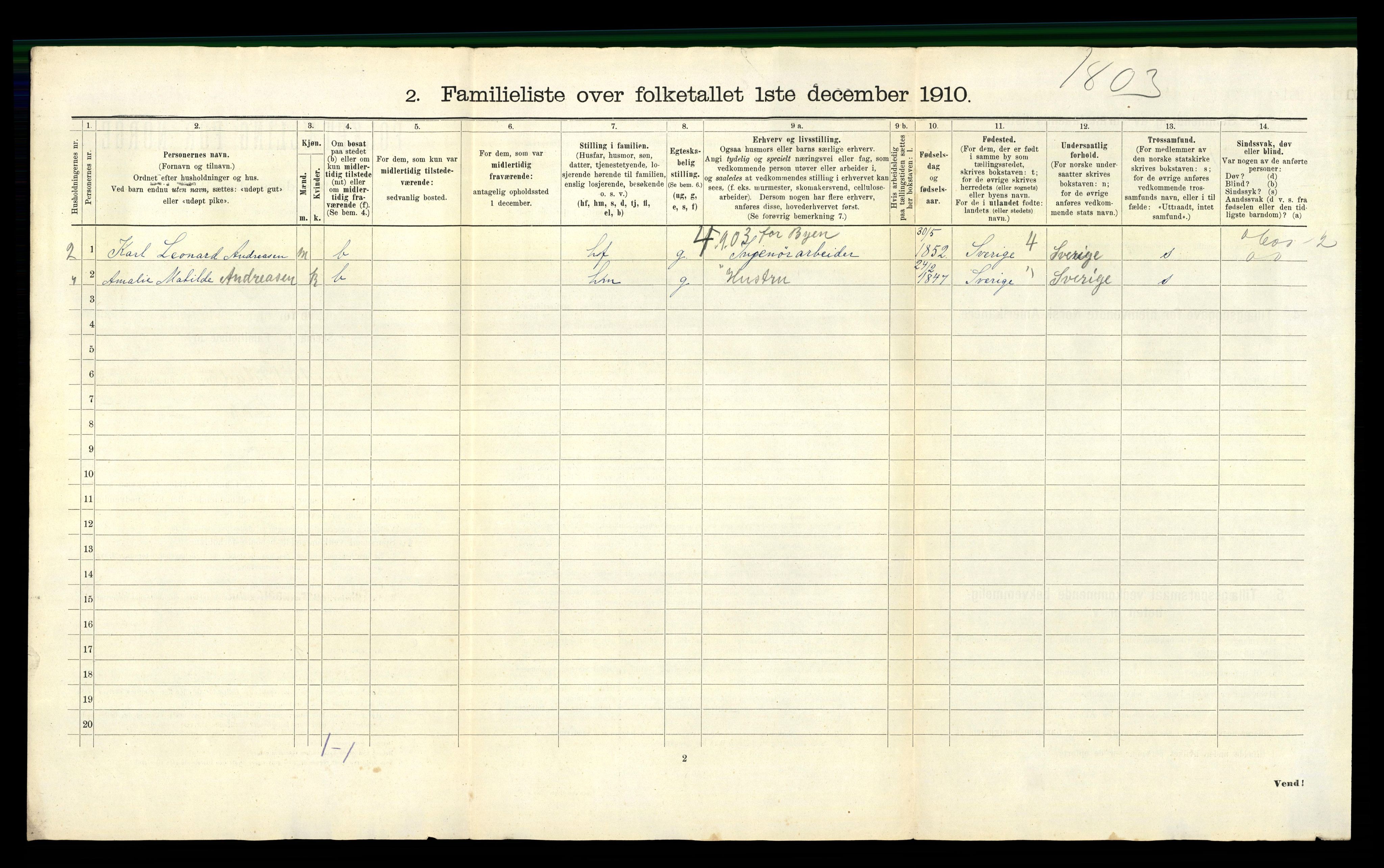 RA, 1910 census for Fredrikstad, 1910, p. 1315