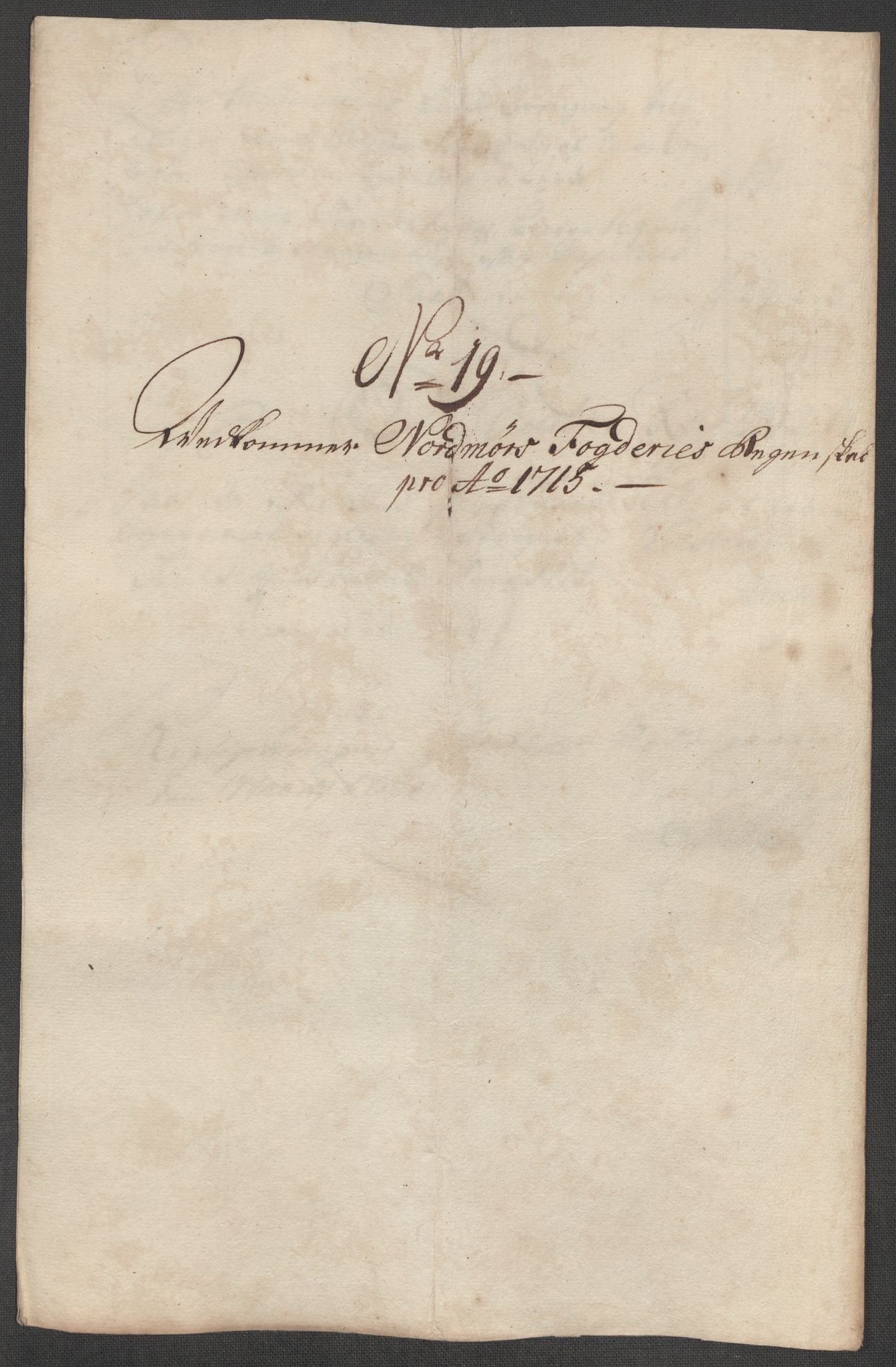 Rentekammeret inntil 1814, Reviderte regnskaper, Fogderegnskap, AV/RA-EA-4092/R56/L3748: Fogderegnskap Nordmøre, 1714-1715, p. 478