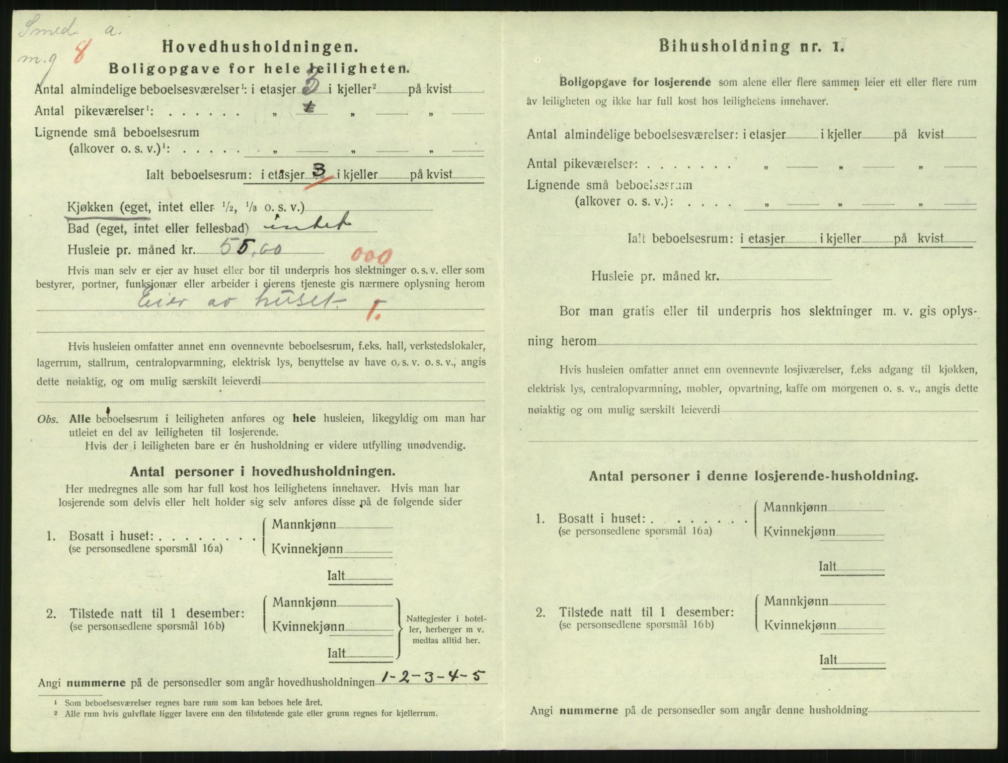 SAKO, 1920 census for Horten, 1920, p. 4596