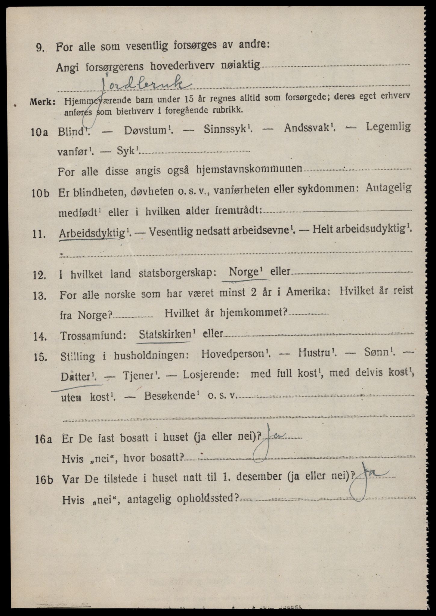 SAT, 1920 census for Sykkylven, 1920, p. 3236