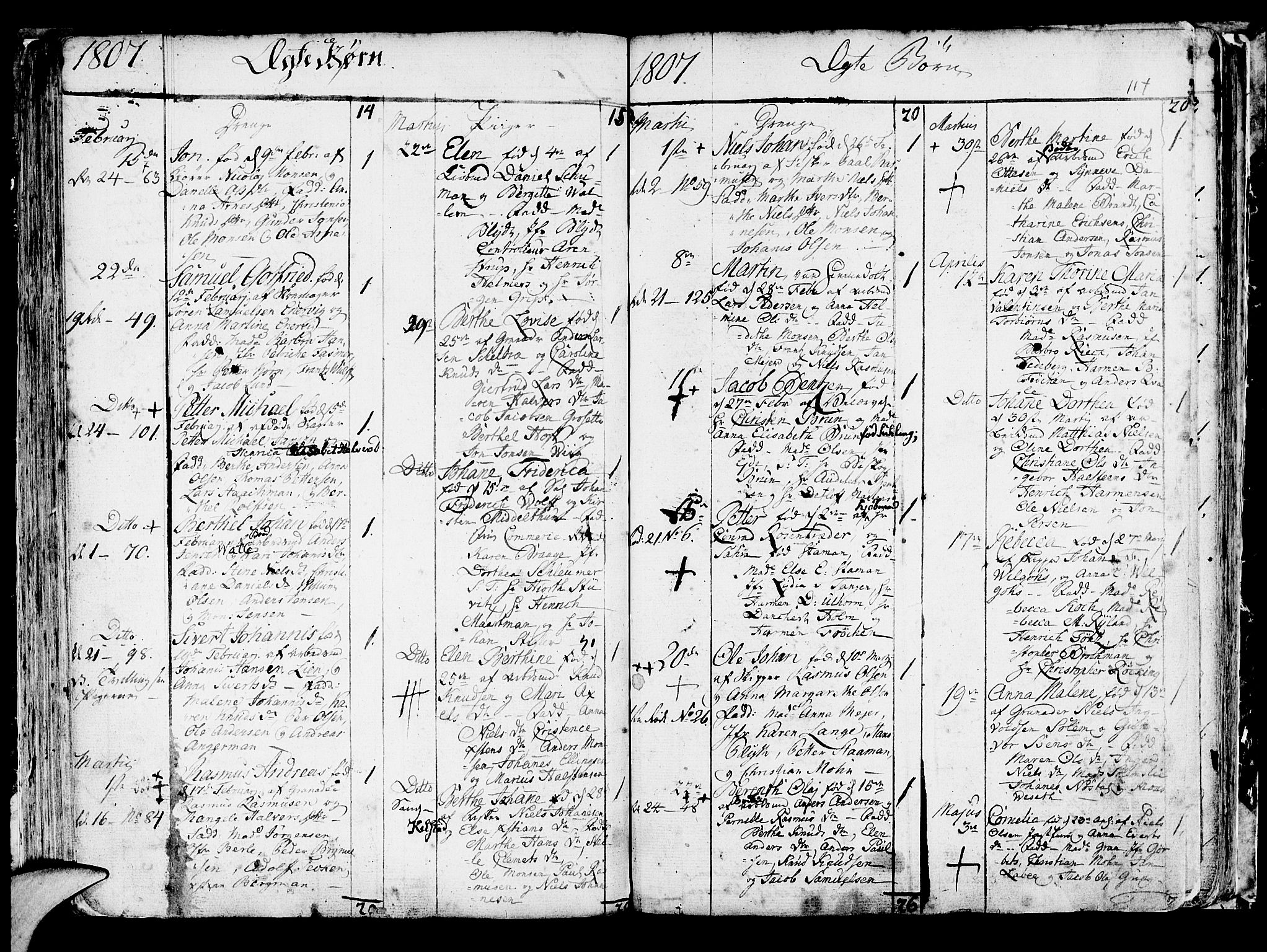 Korskirken sokneprestembete, AV/SAB-A-76101/H/Haa/L0006: Parish register (official) no. A 6, 1790-1820, p. 114