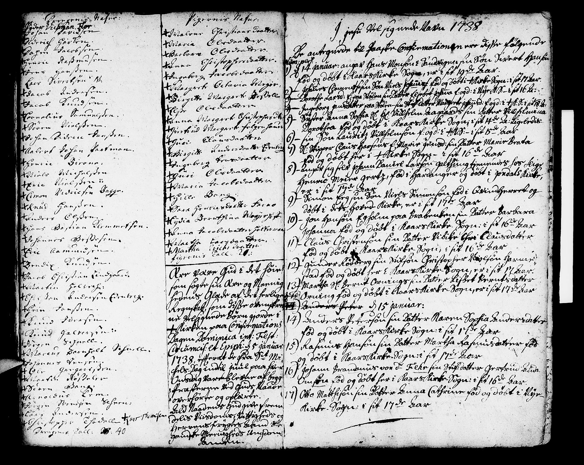 Korskirken sokneprestembete, SAB/A-76101/H/Haa/L0007: Parish register (official) no. A 7, 1736-1839, p. 8